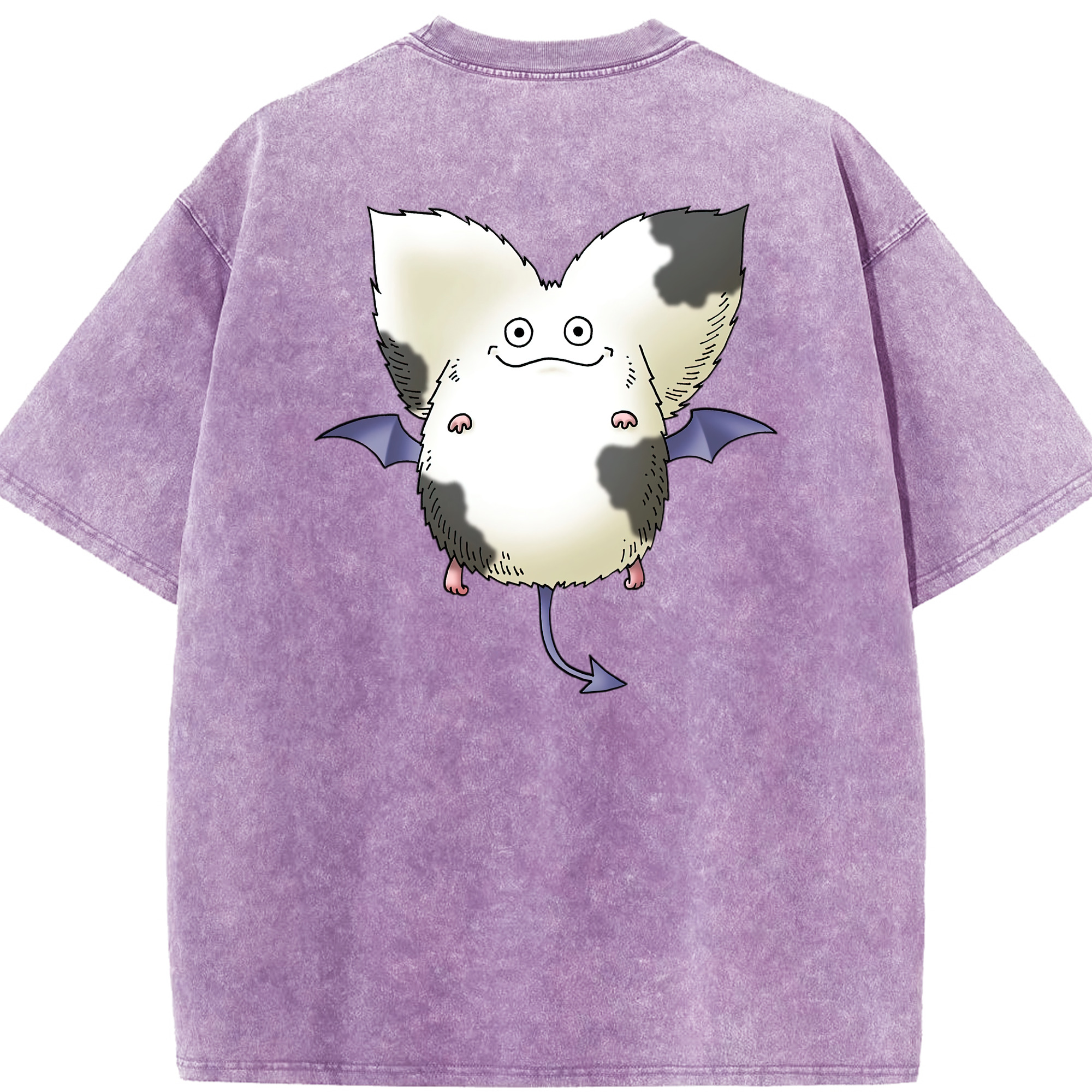 （画像用） ドラゴンクエスト Doragon Kuesuto Dragon Quest 綿100% ヴィンテージ風 半袖Tシャツ（背面プリント）