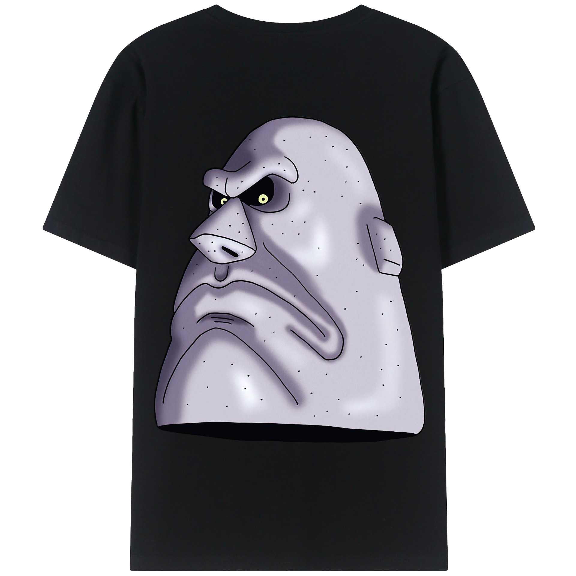 （画像用） ドラゴンクエスト Doragon Kuesuto Dragon Quest 綿100％ メンズ半袖Tシャツ（バックプリント） 通気性
