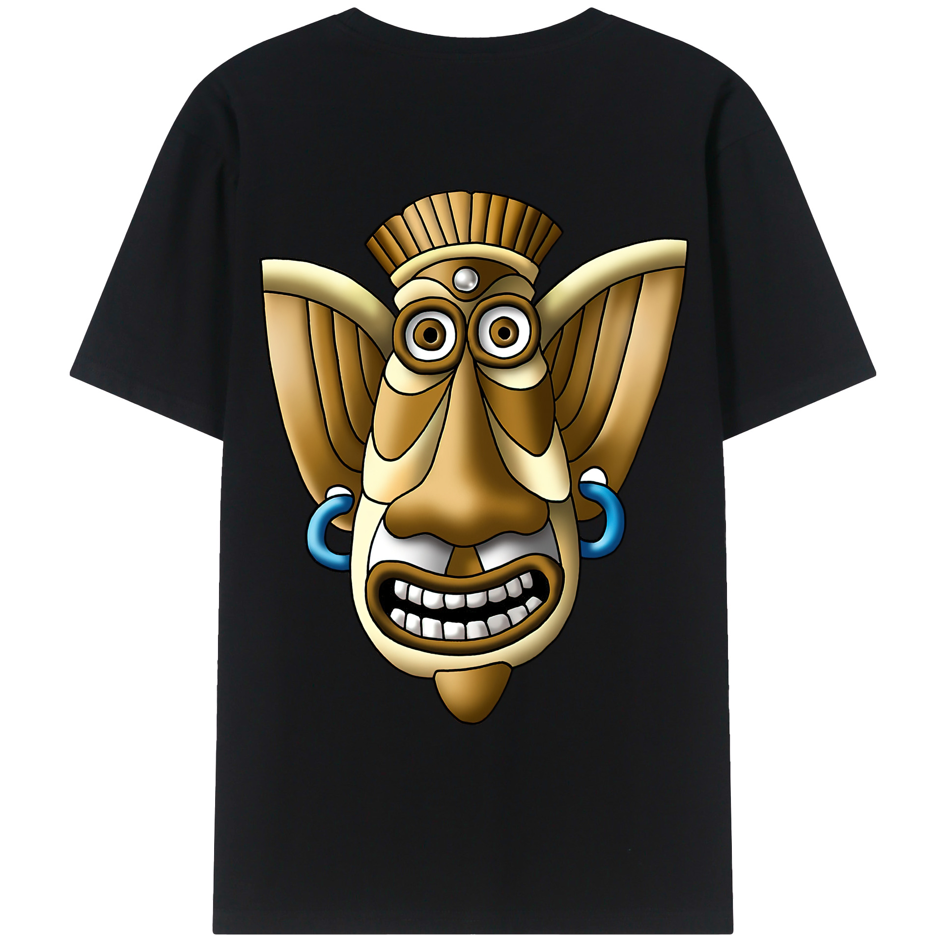 （画像用） ドラゴンクエスト Doragon Kuesuto Dragon Quest 綿100％ メンズ半袖Tシャツ（バックプリント） 通気性