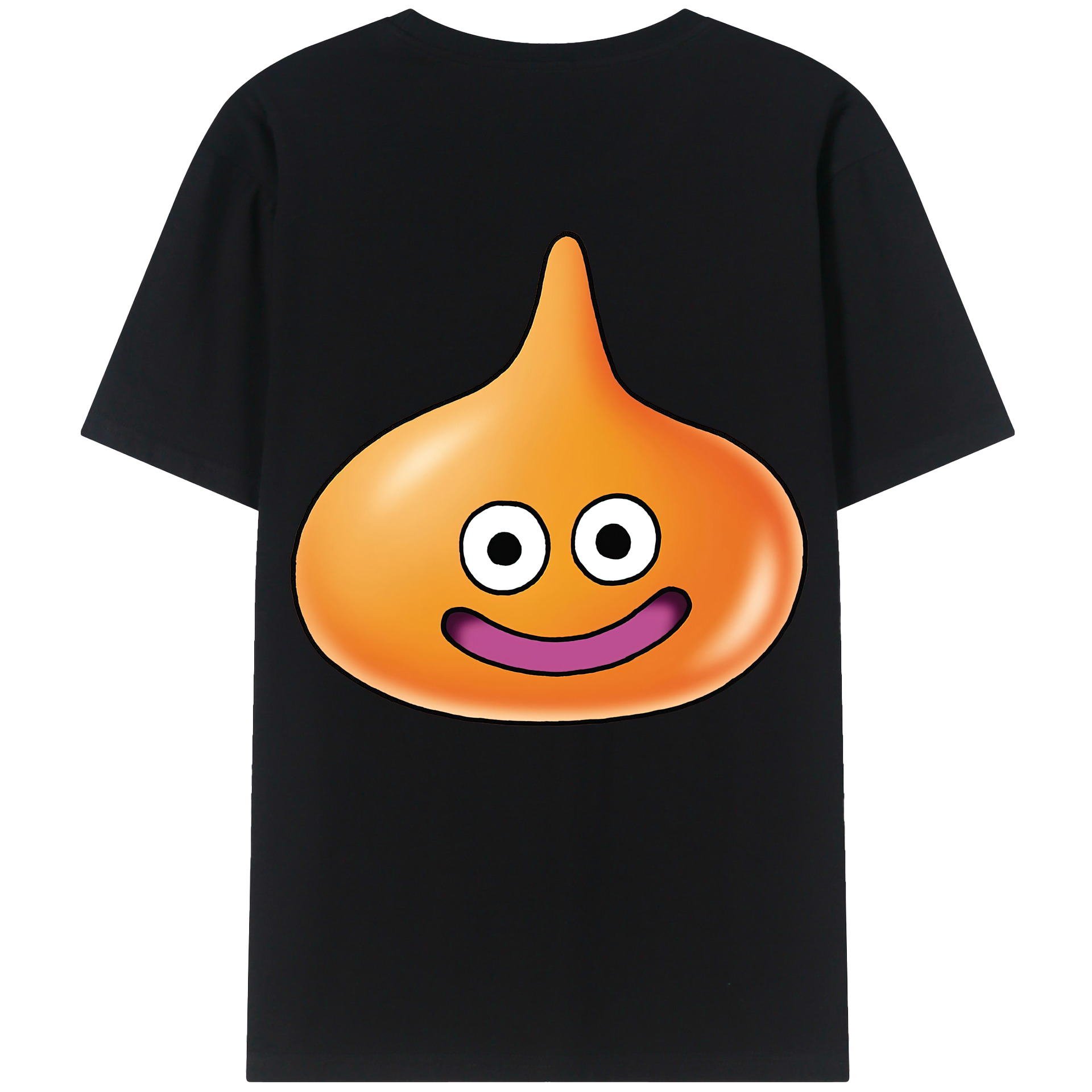 （画像用） ドラゴンクエスト Doragon Kuesuto Dragon Quest 綿100％ メンズ半袖Tシャツ（バックプリント） 通気性