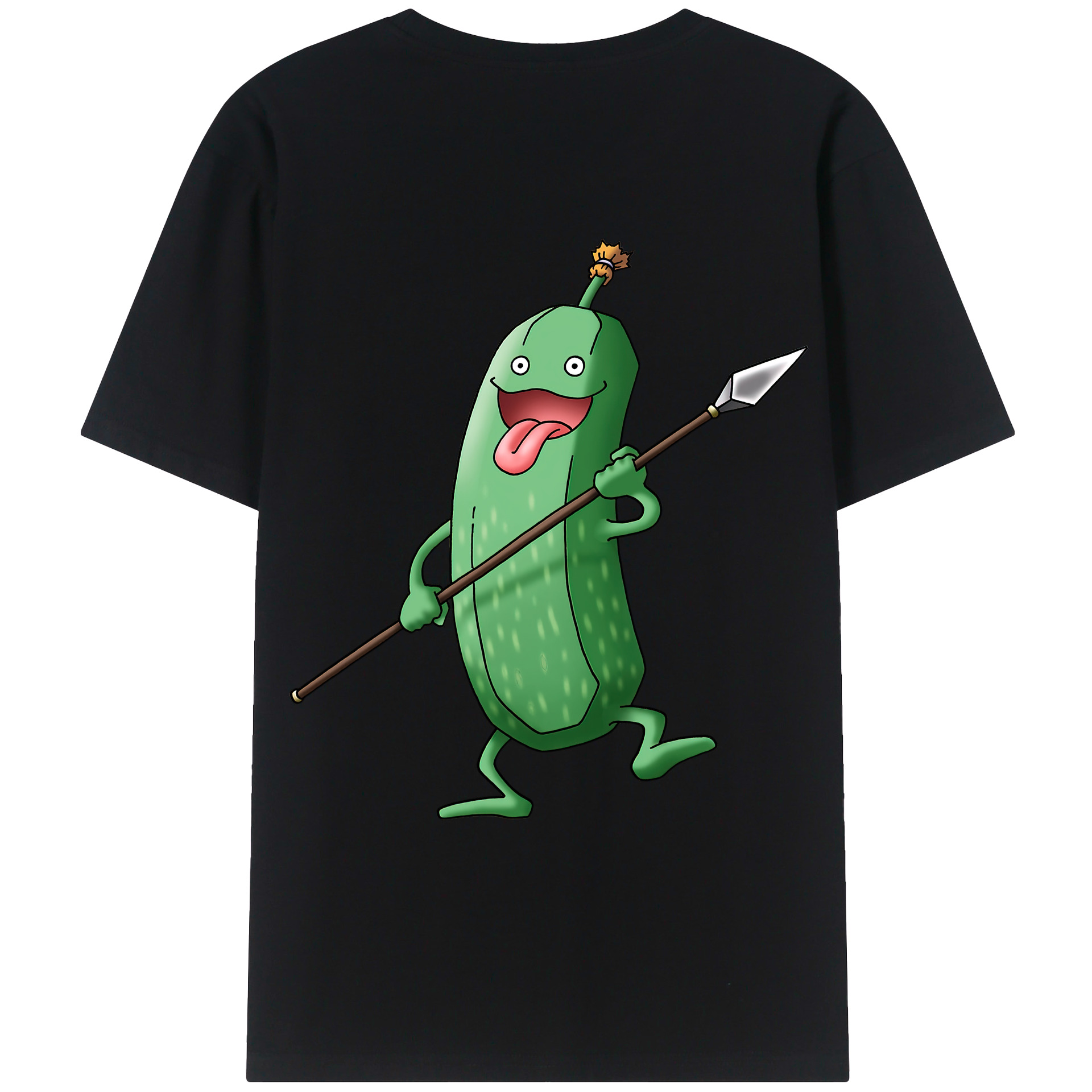 （画像用） ドラゴンクエスト Doragon Kuesuto Dragon Quest 綿100％ メンズ半袖Tシャツ（バックプリント） 通気性