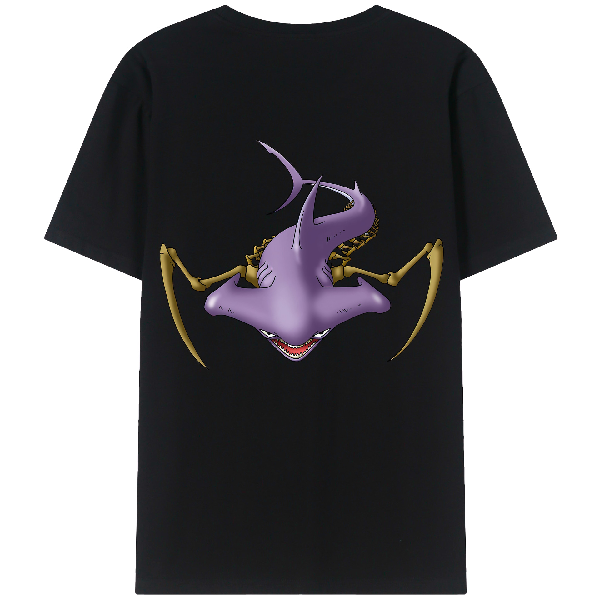 （画像用） ドラゴンクエスト Doragon Kuesuto Dragon Quest 綿100％ メンズ半袖Tシャツ（バックプリント） 通気性
