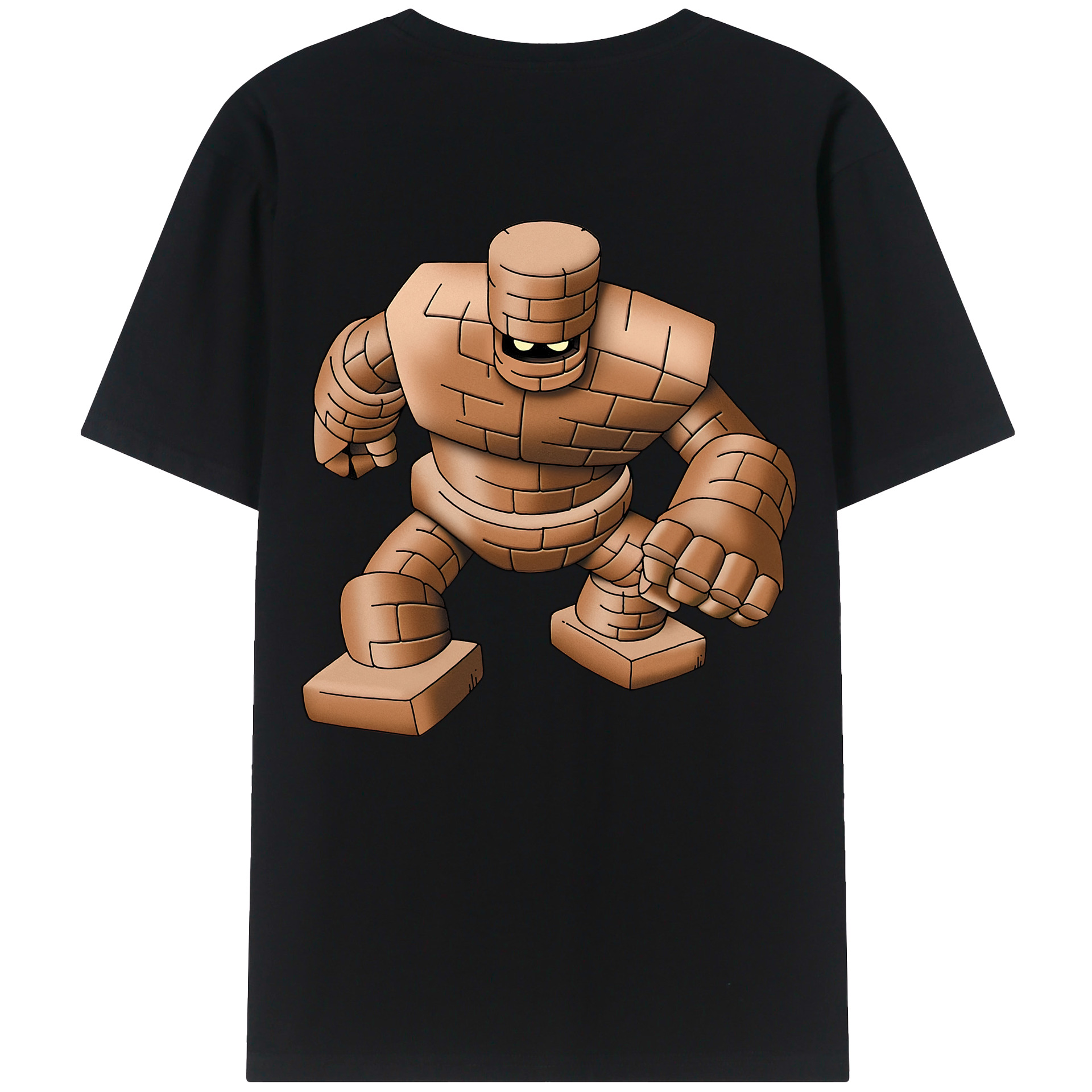 （画像用） ドラゴンクエスト Doragon Kuesuto Dragon Quest 綿100％ メンズ半袖Tシャツ（バックプリント） 通気性
