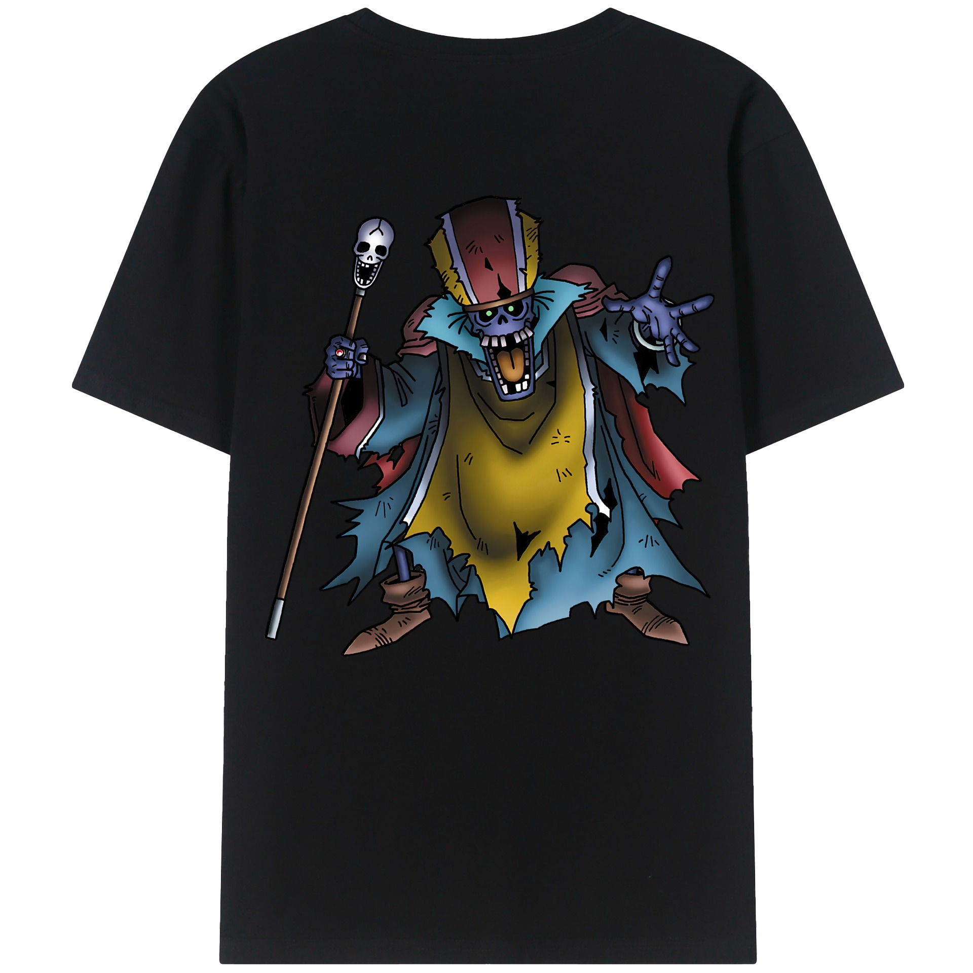 （画像用） ドラゴンクエスト Doragon Kuesuto Dragon Quest 綿100％ メンズ半袖Tシャツ（バックプリント） 通気性
