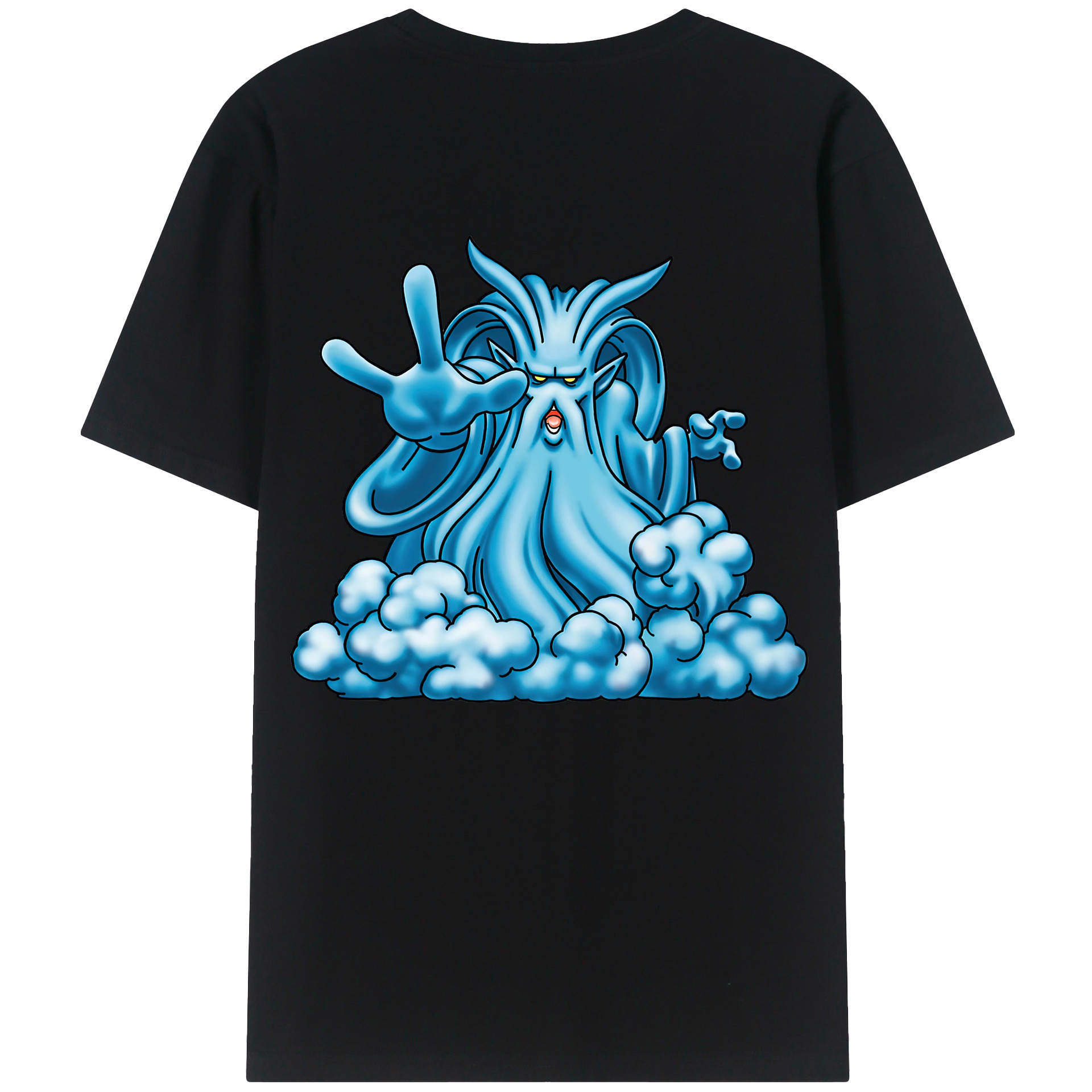 （画像用） ドラゴンクエスト Doragon Kuesuto Dragon Quest 綿100％ メンズ半袖Tシャツ（バックプリント） 通気性