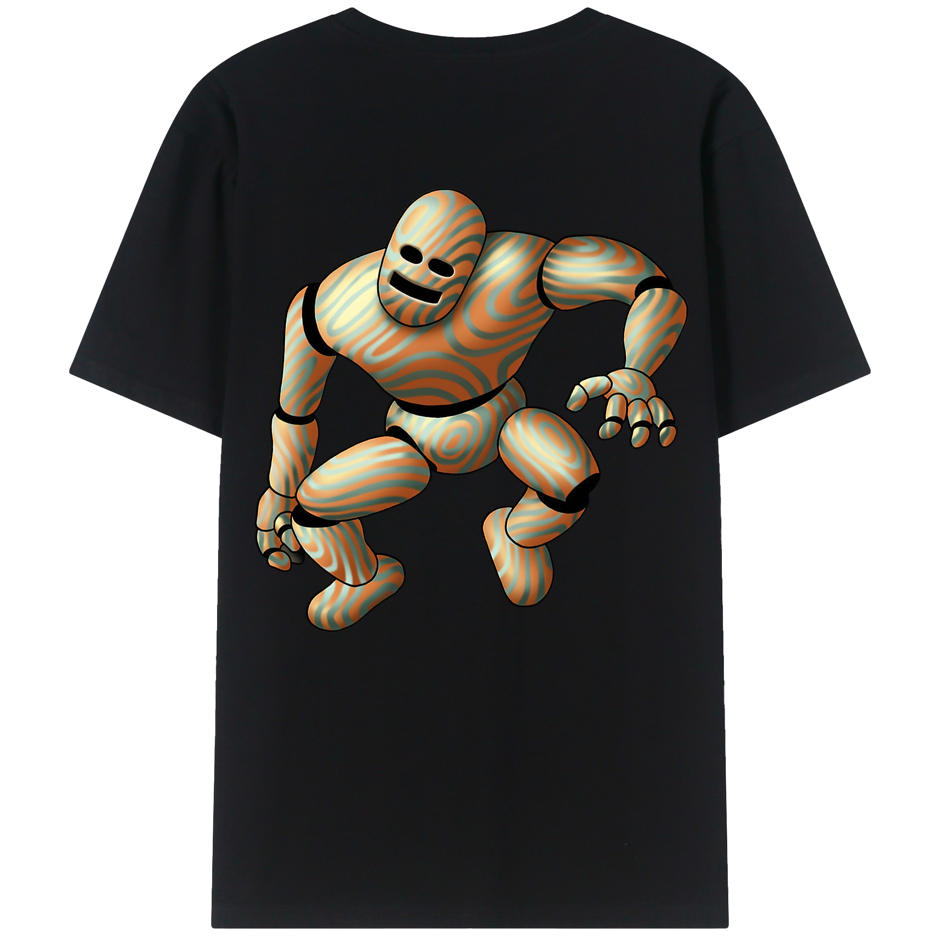 （画像用） ドラゴンクエスト Doragon Kuesuto Dragon Quest 綿100％ メンズ半袖Tシャツ（バックプリント） 通気性