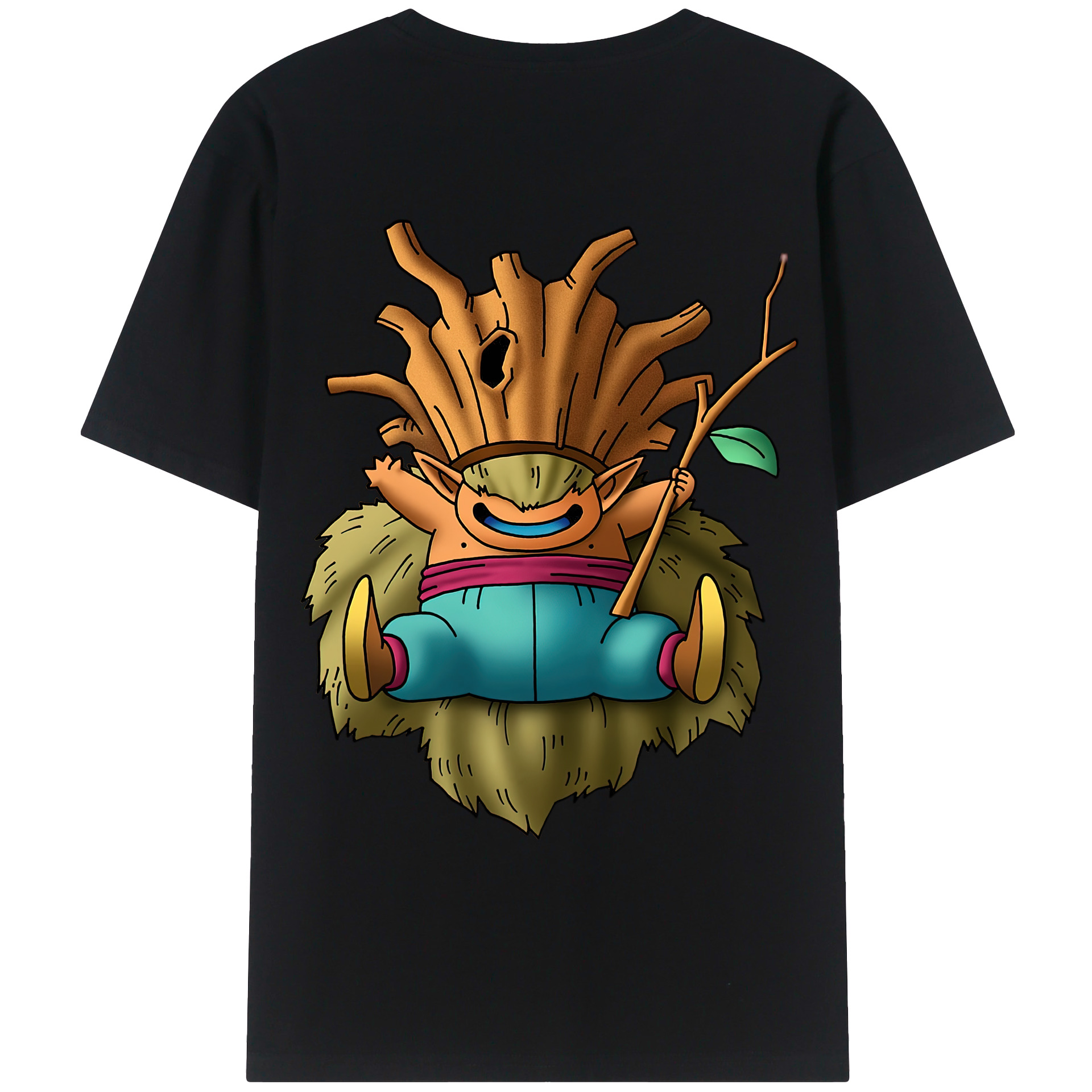 （画像用） ドラゴンクエスト Doragon Kuesuto Dragon Quest 綿100％ メンズ半袖Tシャツ（バックプリント） 通気性