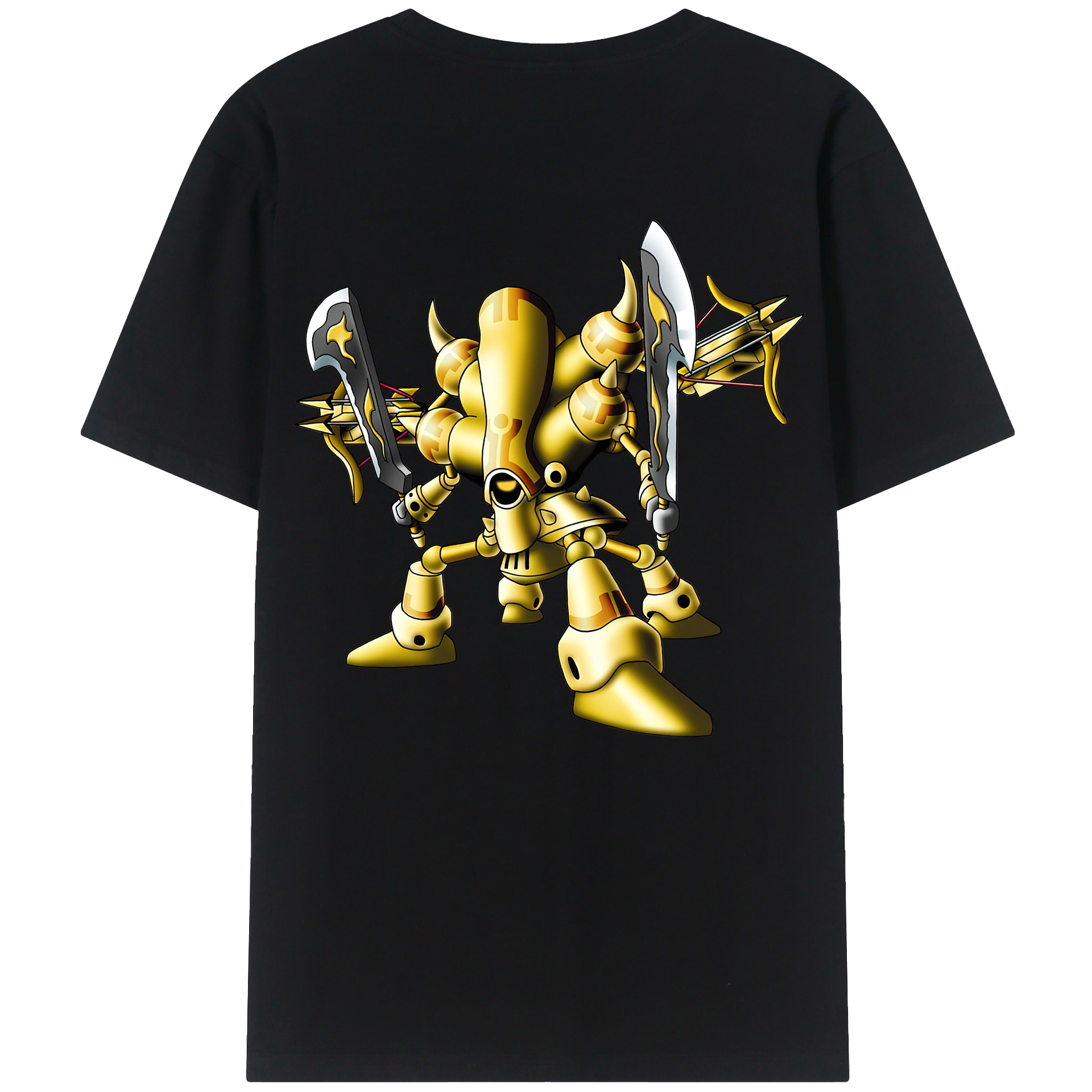 （画像用） ドラゴンクエスト Doragon Kuesuto Dragon Quest 綿100％ メンズ半袖Tシャツ（バックプリント） 通気性