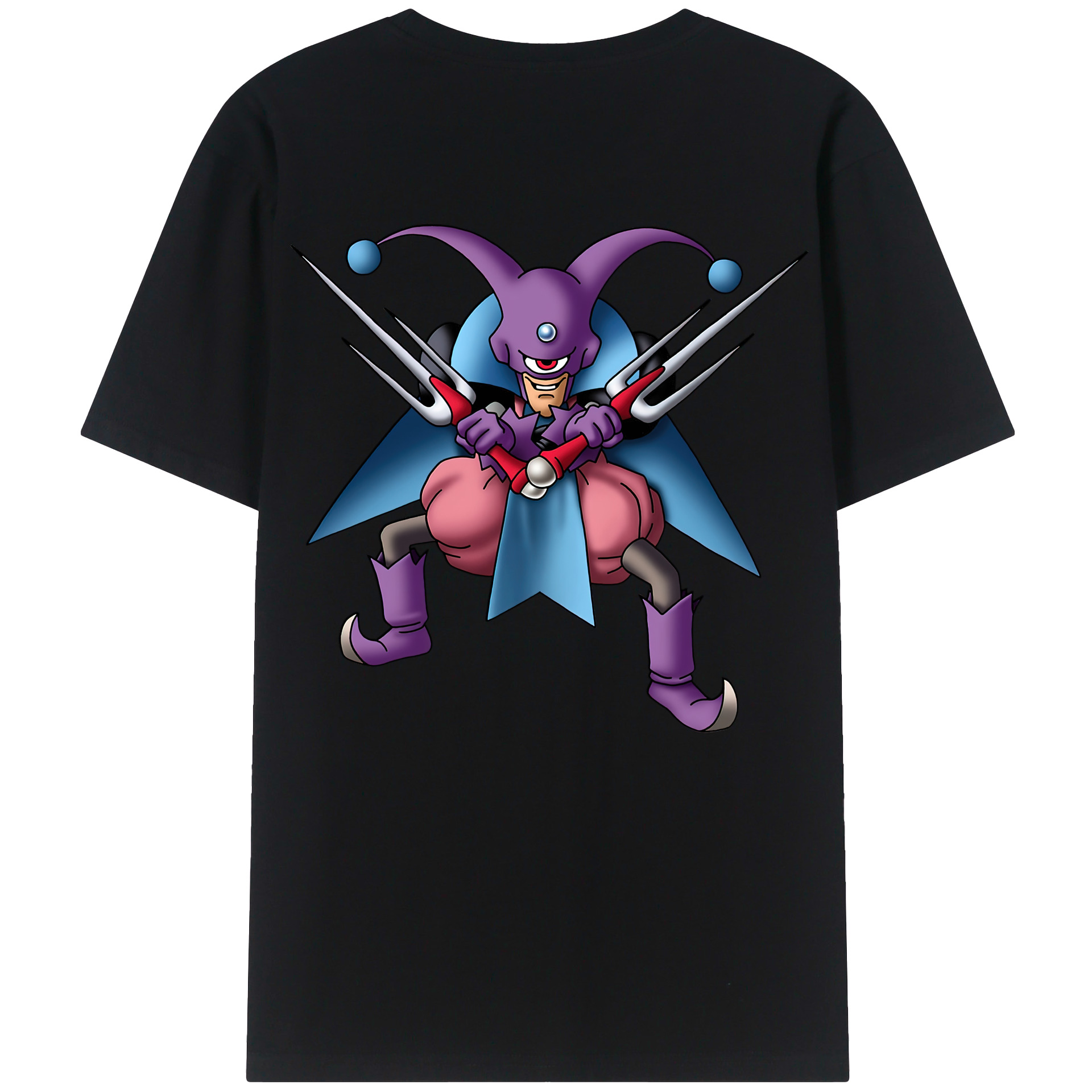 （画像用） ドラゴンクエスト Doragon Kuesuto Dragon Quest 綿100％ メンズ半袖Tシャツ（バックプリント） 通気性