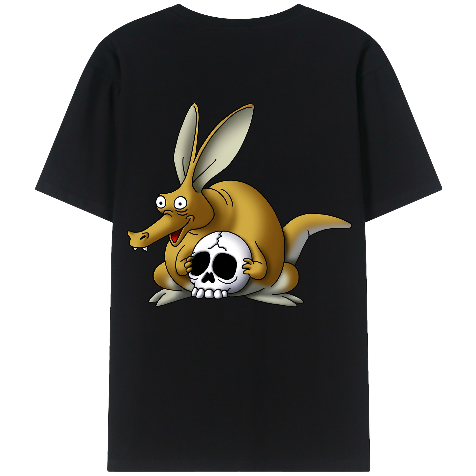 （画像用） ドラゴンクエスト Doragon Kuesuto Dragon Quest 綿100％ メンズ半袖Tシャツ（バックプリント） 通気性