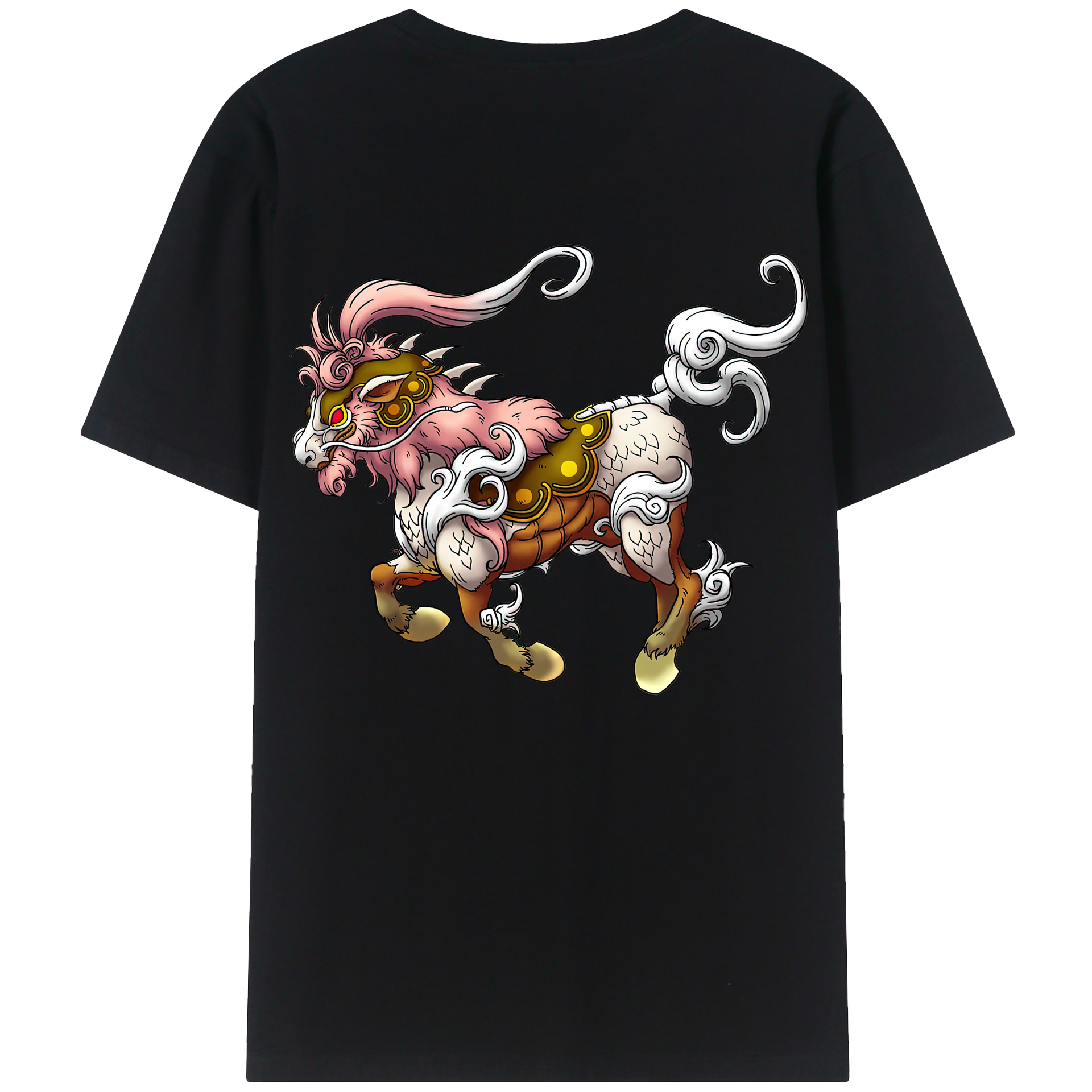 （画像用） ドラゴンクエスト Doragon Kuesuto Dragon Quest 綿100％ メンズ半袖Tシャツ（バックプリント） 通気性