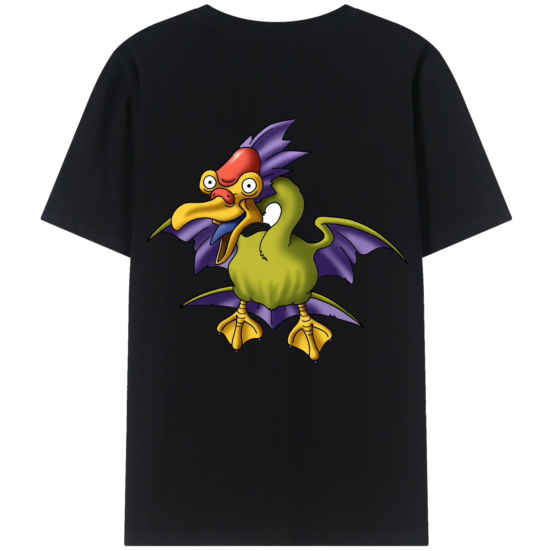 （画像用） ドラゴンクエスト Doragon Kuesuto Dragon Quest 綿100％ メンズ半袖Tシャツ（バックプリント） 通気性