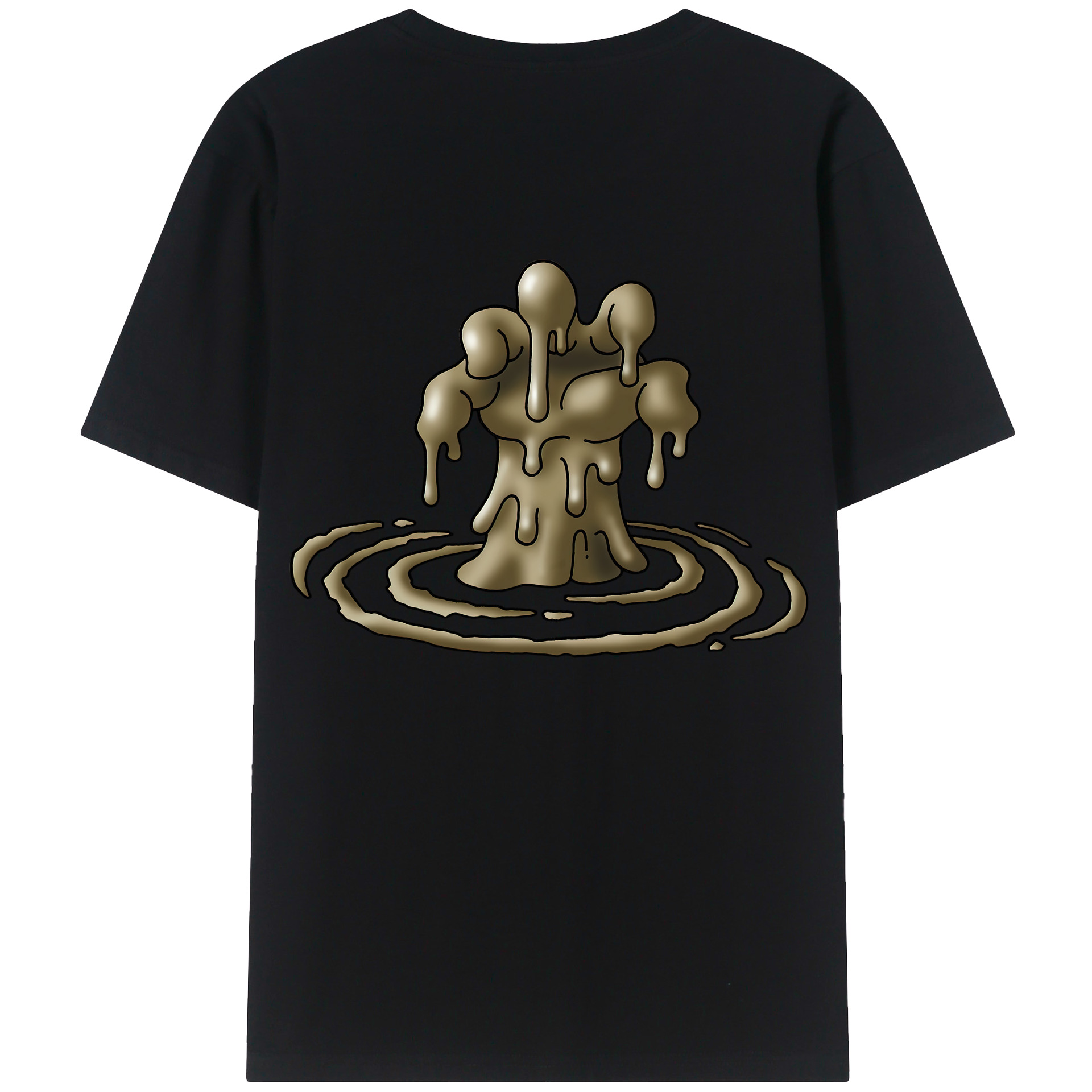 （画像用） ドラゴンクエスト Doragon Kuesuto Dragon Quest 綿100％ メンズ半袖Tシャツ（バックプリント） 通気性