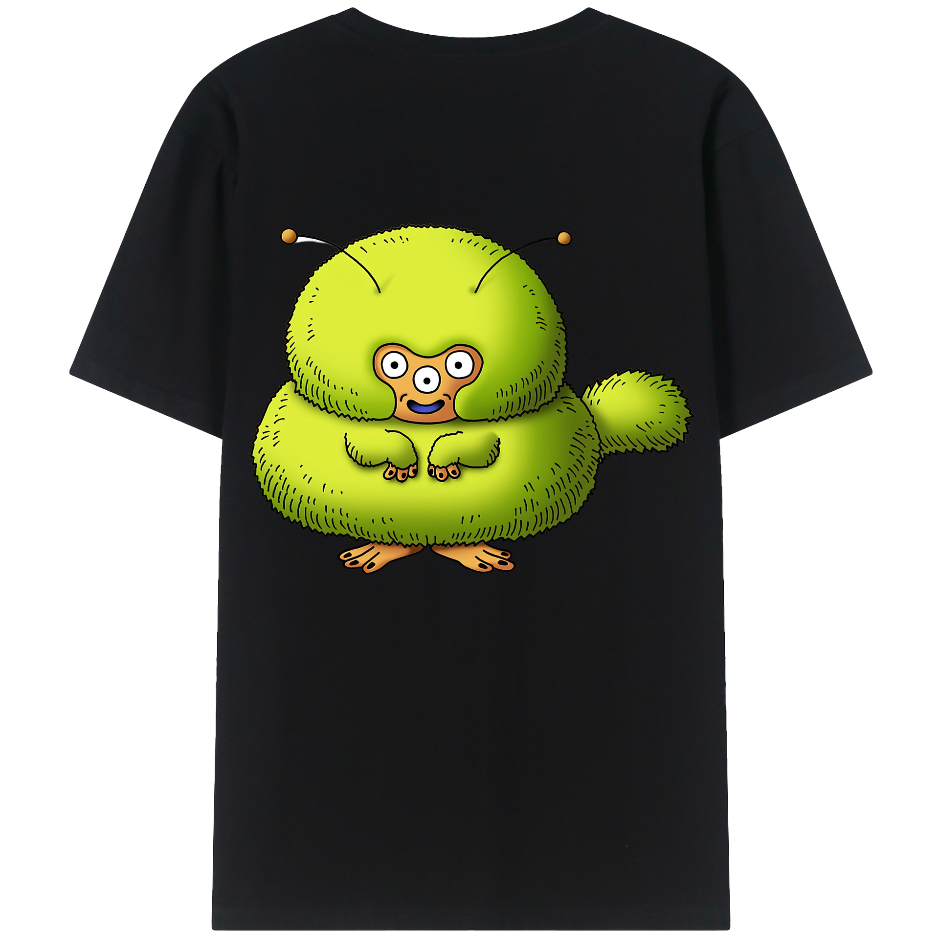 （画像用） ドラゴンクエスト Doragon Kuesuto Dragon Quest 綿100％ メンズ半袖Tシャツ（バックプリント） 通気性