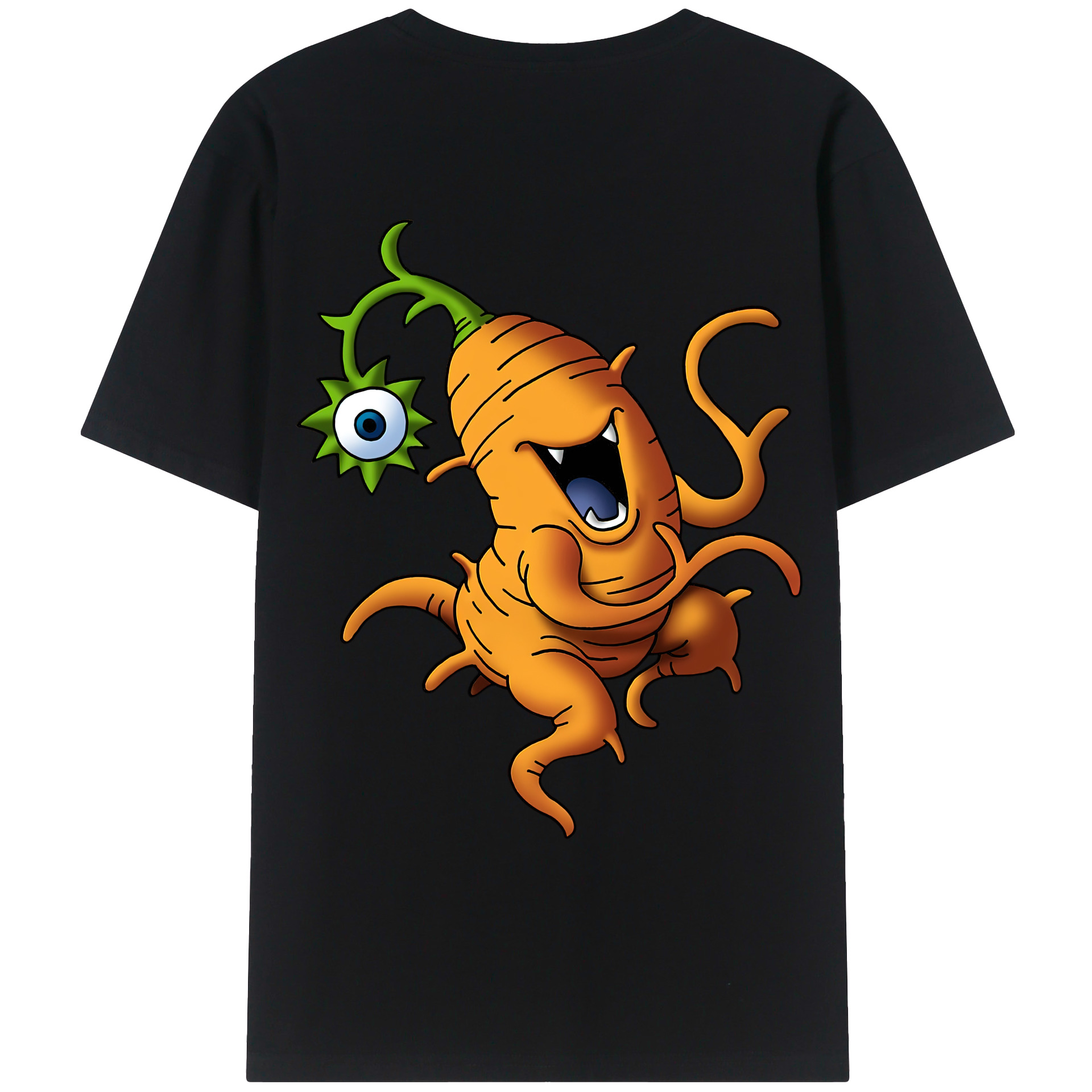 （画像用） ドラゴンクエスト Doragon Kuesuto Dragon Quest 綿100％ メンズ半袖Tシャツ（バックプリント） 通気性