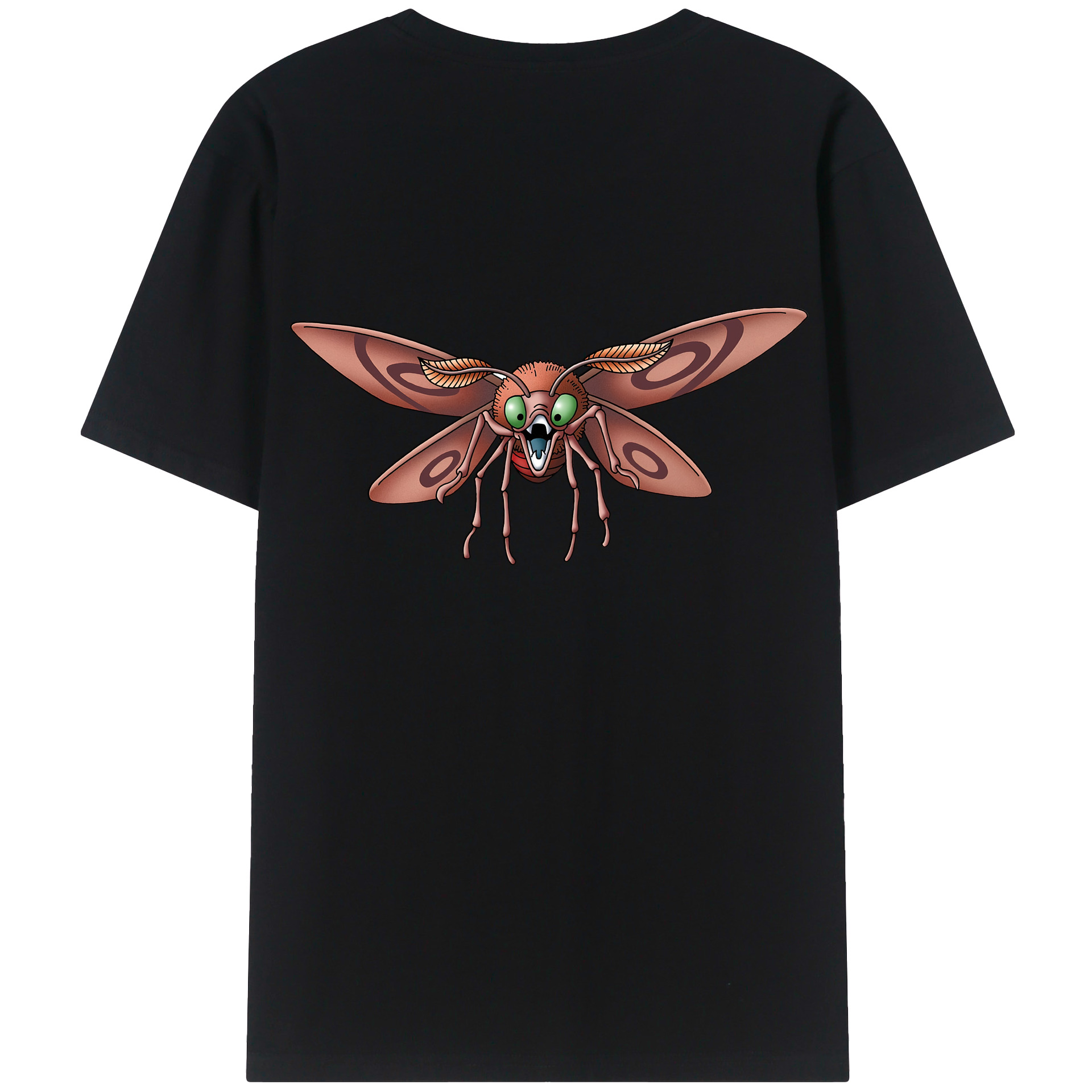 （画像用） ドラゴンクエスト Doragon Kuesuto Dragon Quest 綿100％ メンズ半袖Tシャツ（バックプリント） 通気性