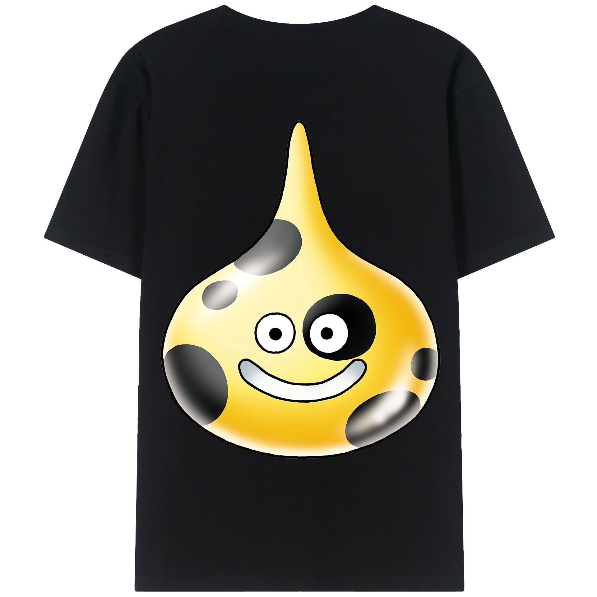 （画像用） ドラゴンクエスト Doragon Kuesuto Dragon Quest 綿100％ メンズ半袖Tシャツ（バックプリント） 通気性