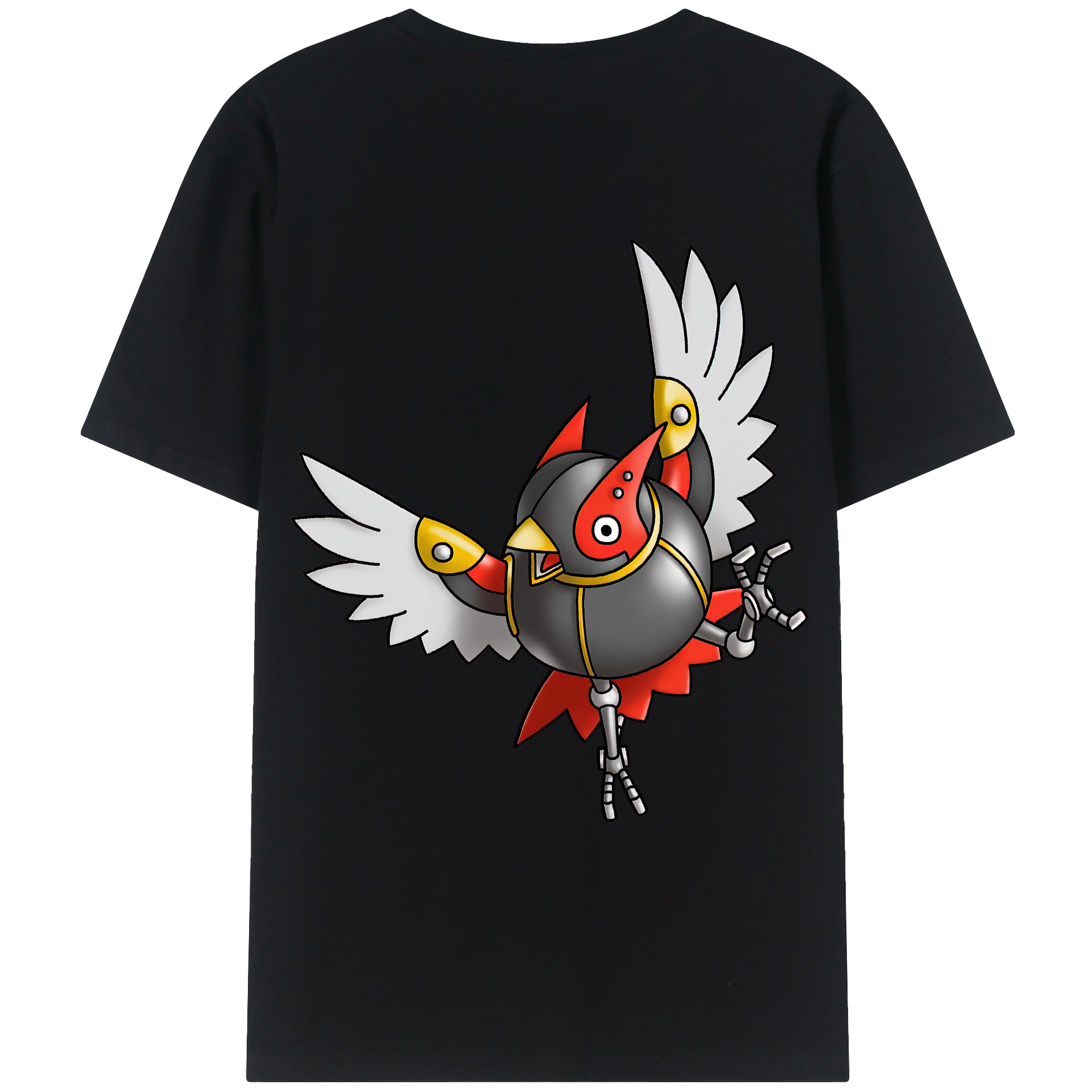 （画像用） ドラゴンクエスト Doragon Kuesuto Dragon Quest 綿100％ メンズ半袖Tシャツ（バックプリント） 通気性