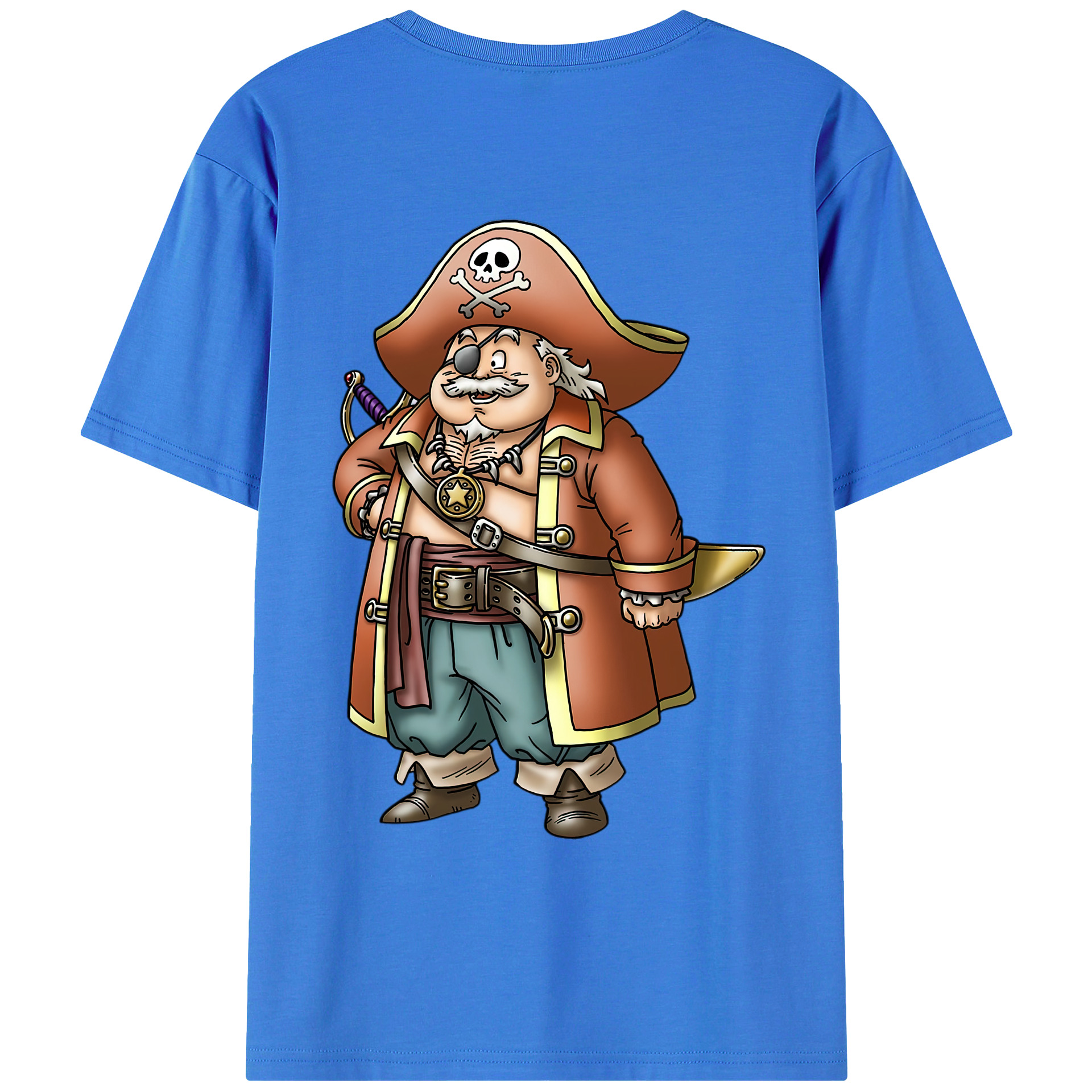 （画像用） ドラゴンクエスト Doragon Kuesuto Dragon Quest 綿100％ メンズ半袖Tシャツ（バックプリント） 通気性