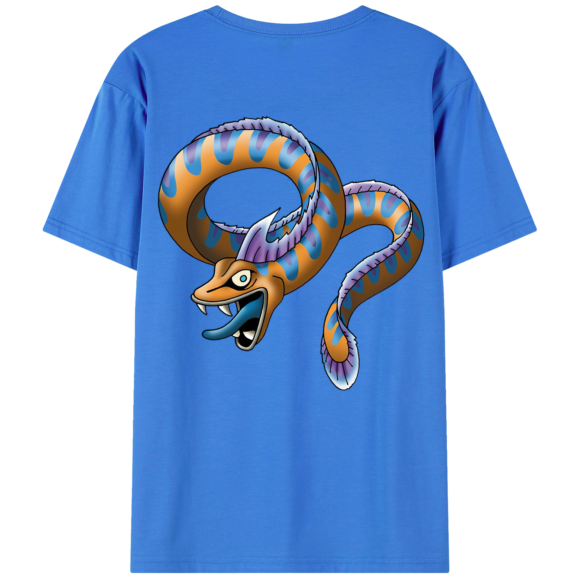 （画像用） ドラゴンクエスト Doragon Kuesuto Dragon Quest 綿100％ メンズ半袖Tシャツ（バックプリント） 通気性