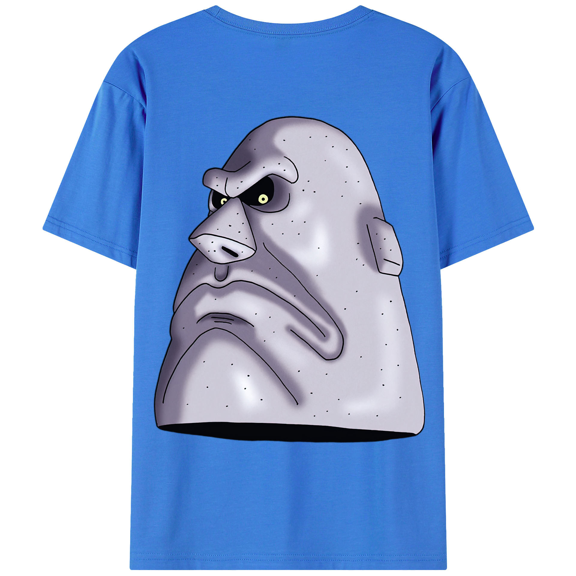 （画像用） ドラゴンクエスト Doragon Kuesuto Dragon Quest 綿100％ メンズ半袖Tシャツ（バックプリント） 通気性