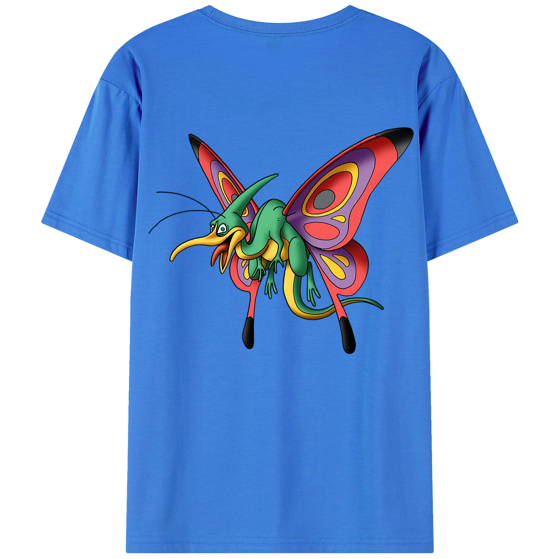 （画像用） ドラゴンクエスト Doragon Kuesuto Dragon Quest 綿100％ メンズ半袖Tシャツ（バックプリント） 通気性