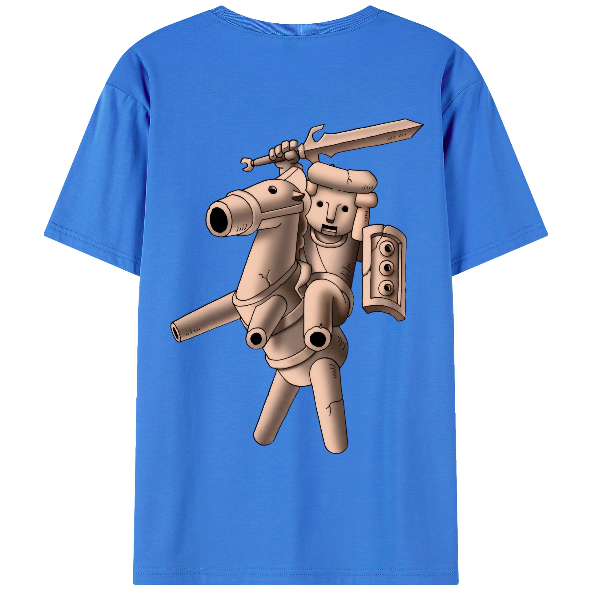 （画像用） ドラゴンクエスト Doragon Kuesuto Dragon Quest 綿100％ メンズ半袖Tシャツ（バックプリント） 通気性