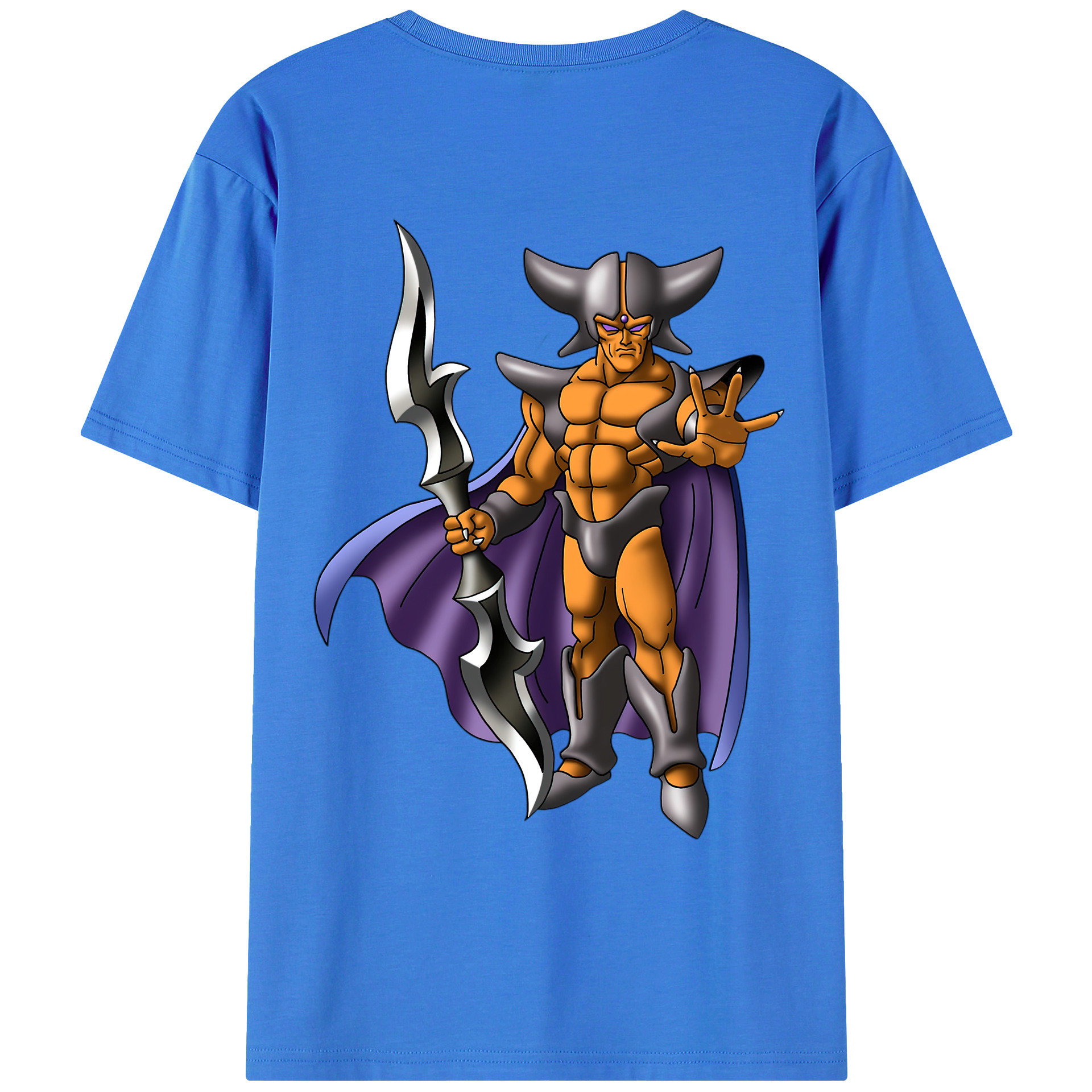 （画像用） ドラゴンクエスト Doragon Kuesuto Dragon Quest 綿100％ メンズ半袖Tシャツ（バックプリント） 通気性
