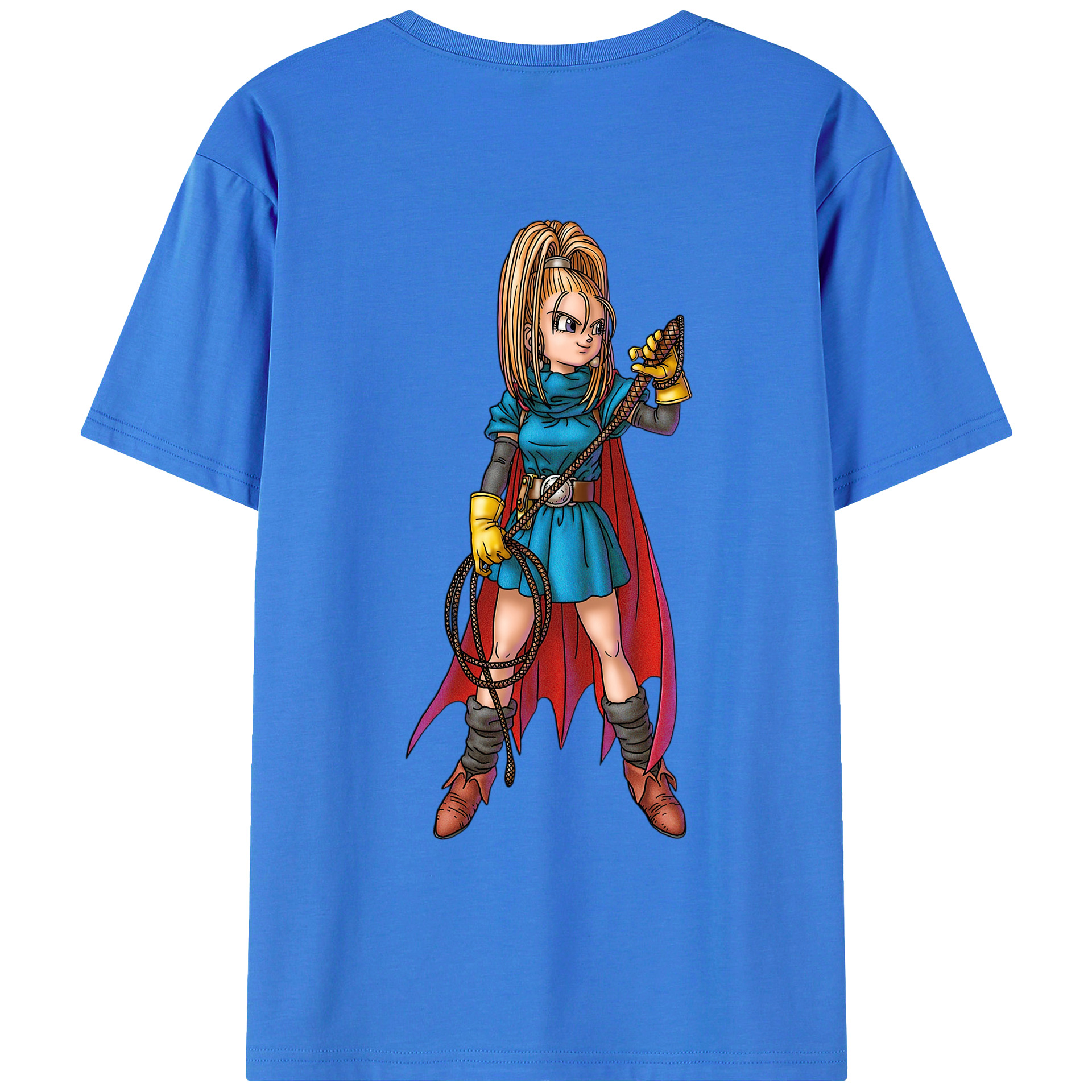 （画像用） ドラゴンクエスト Doragon Kuesuto Dragon Quest 綿100％ メンズ半袖Tシャツ（バックプリント） 通気性