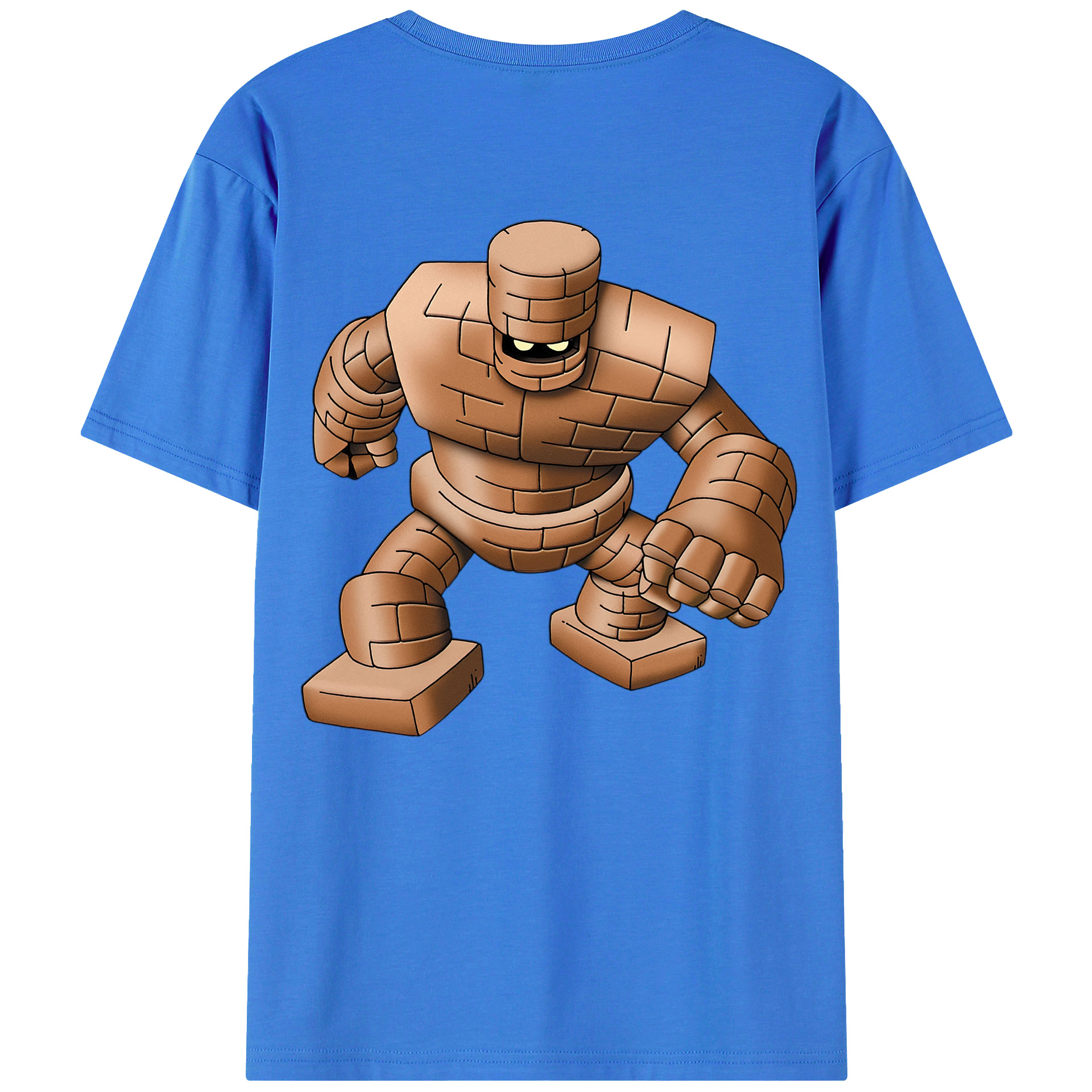 （画像用） ドラゴンクエスト Doragon Kuesuto Dragon Quest 綿100％ メンズ半袖Tシャツ（バックプリント） 通気性