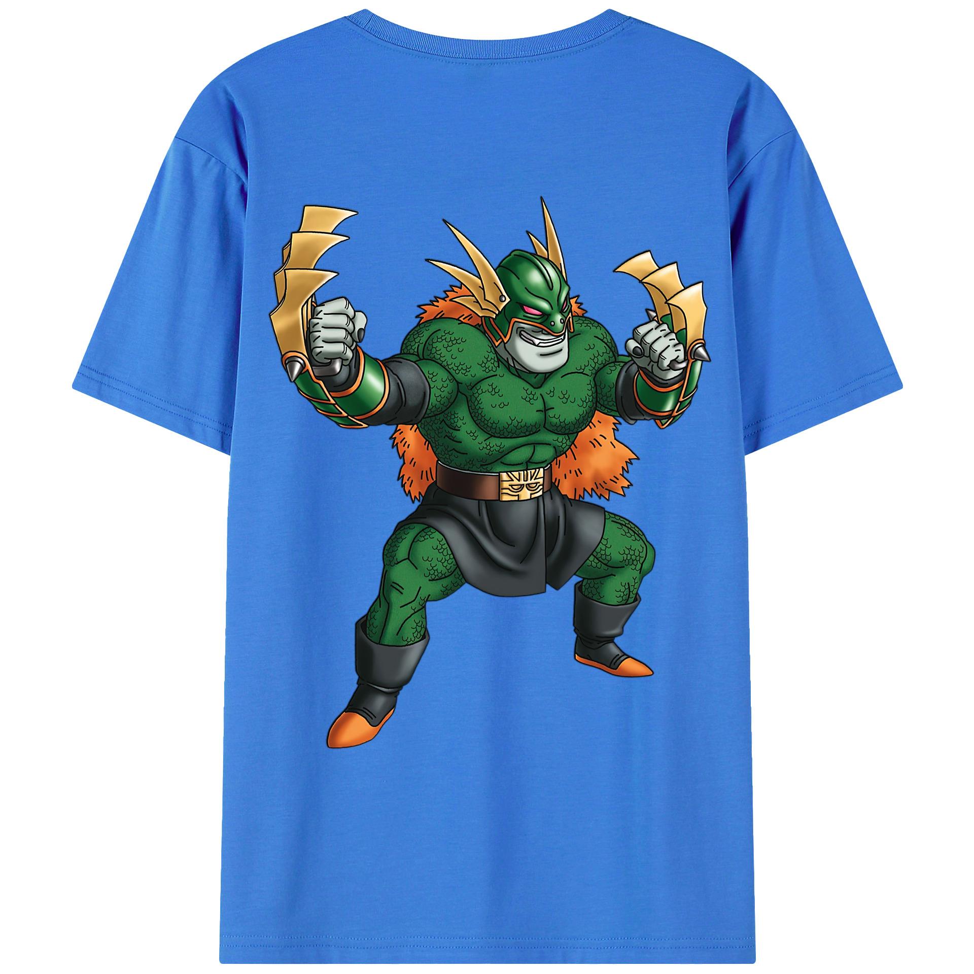 （画像用） ドラゴンクエスト Doragon Kuesuto Dragon Quest 綿100％ メンズ半袖Tシャツ（バックプリント） 通気性