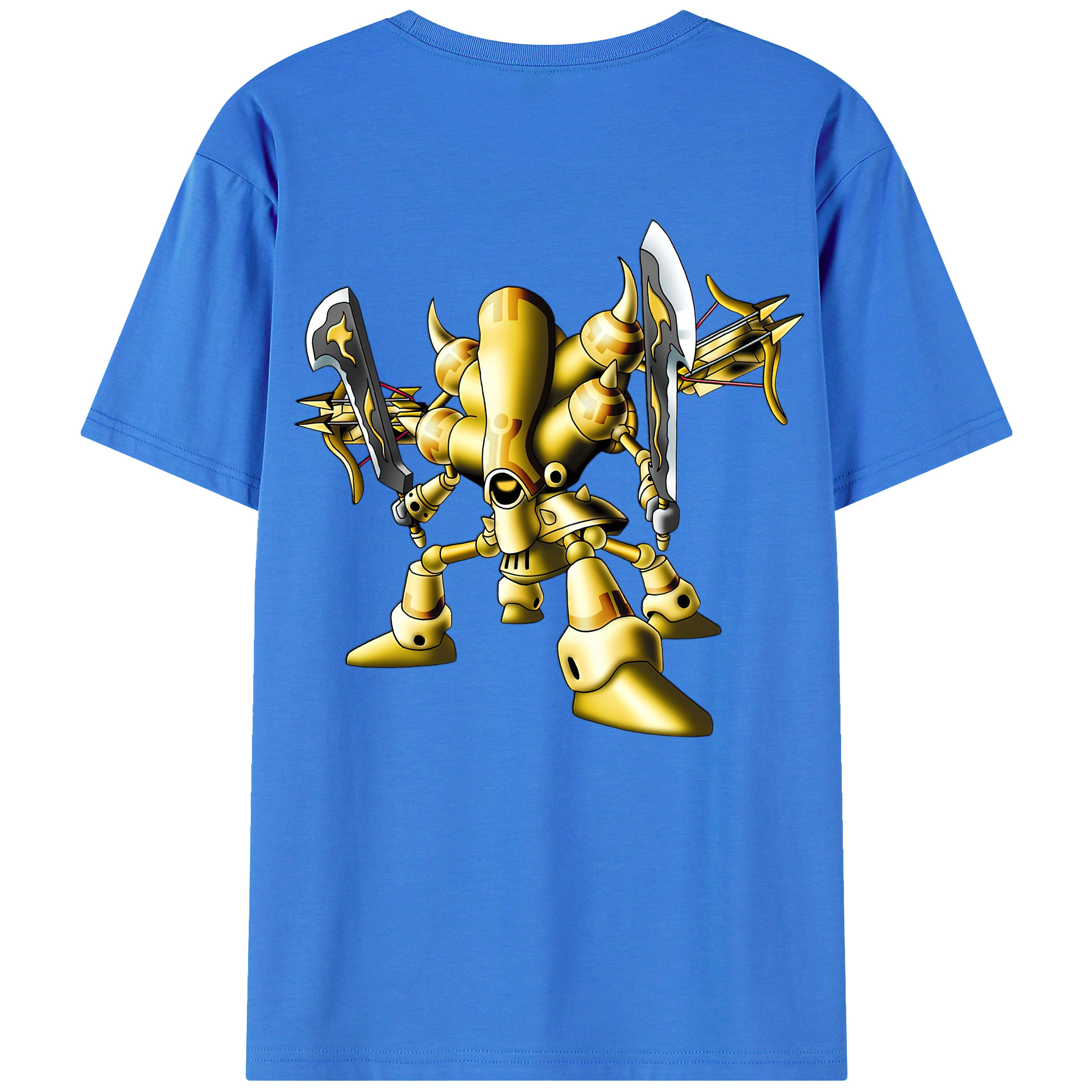 （画像用） ドラゴンクエスト Doragon Kuesuto Dragon Quest 綿100％ メンズ半袖Tシャツ（バックプリント） 通気性