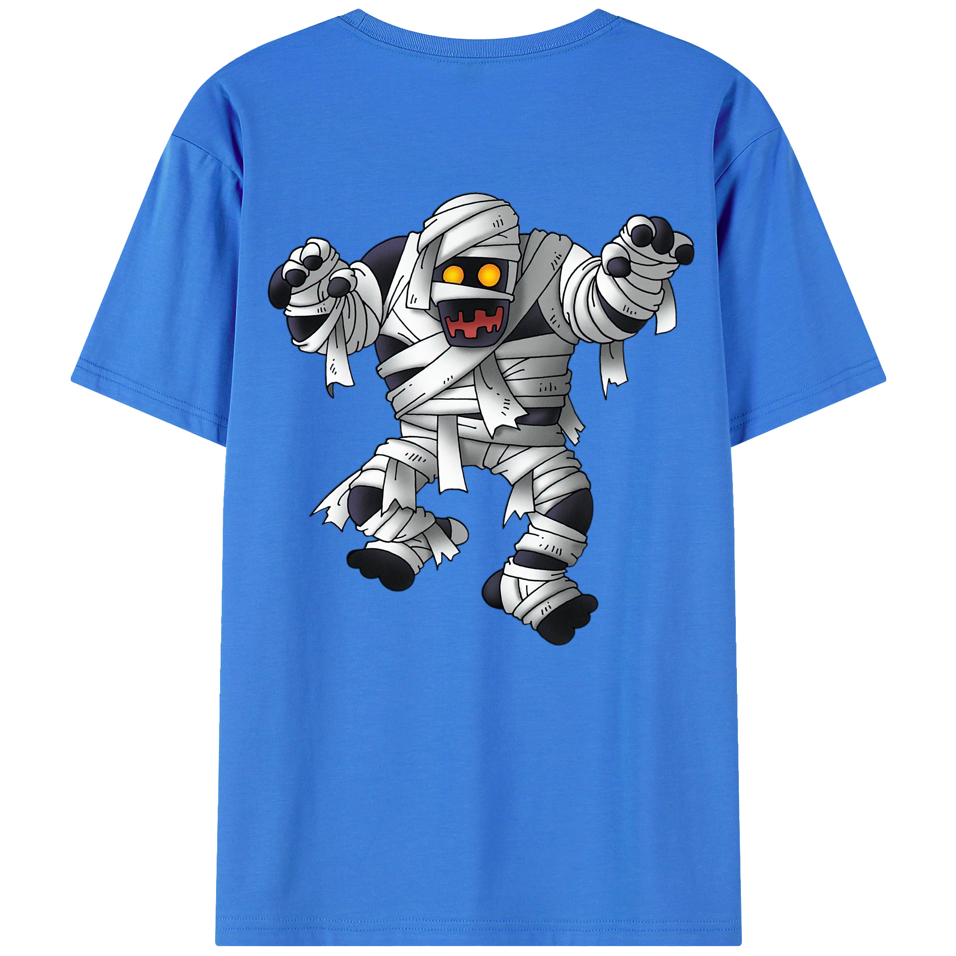 （画像用） ドラゴンクエスト Doragon Kuesuto Dragon Quest 綿100％ メンズ半袖Tシャツ（バックプリント） 通気性