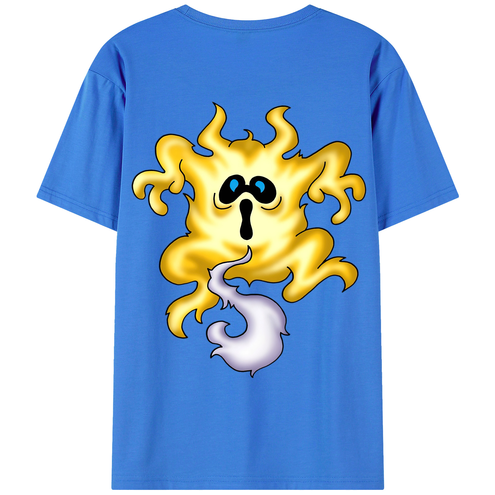 （画像用） ドラゴンクエスト Doragon Kuesuto Dragon Quest 綿100％ メンズ半袖Tシャツ（バックプリント） 通気性