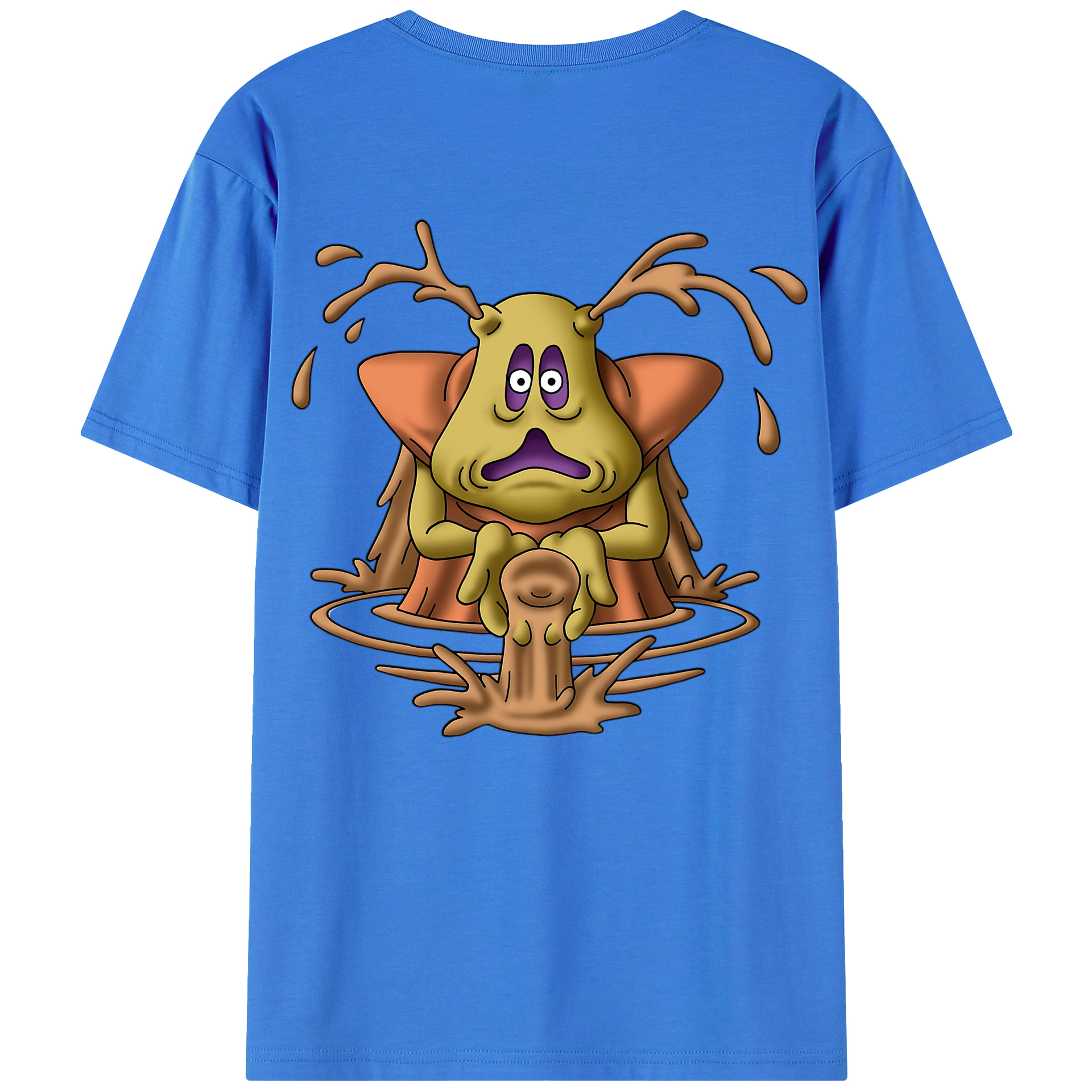 （画像用） ドラゴンクエスト Doragon Kuesuto Dragon Quest 綿100％ メンズ半袖Tシャツ（バックプリント） 通気性