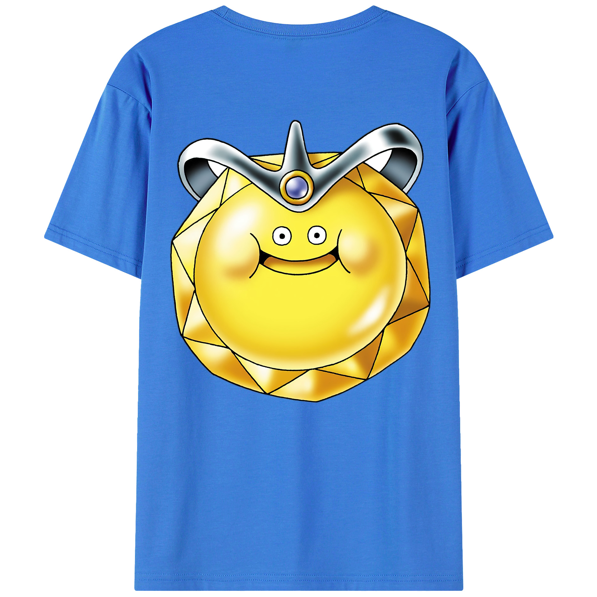 （画像用） ドラゴンクエスト Doragon Kuesuto Dragon Quest 綿100％ メンズ半袖Tシャツ（バックプリント） 通気性