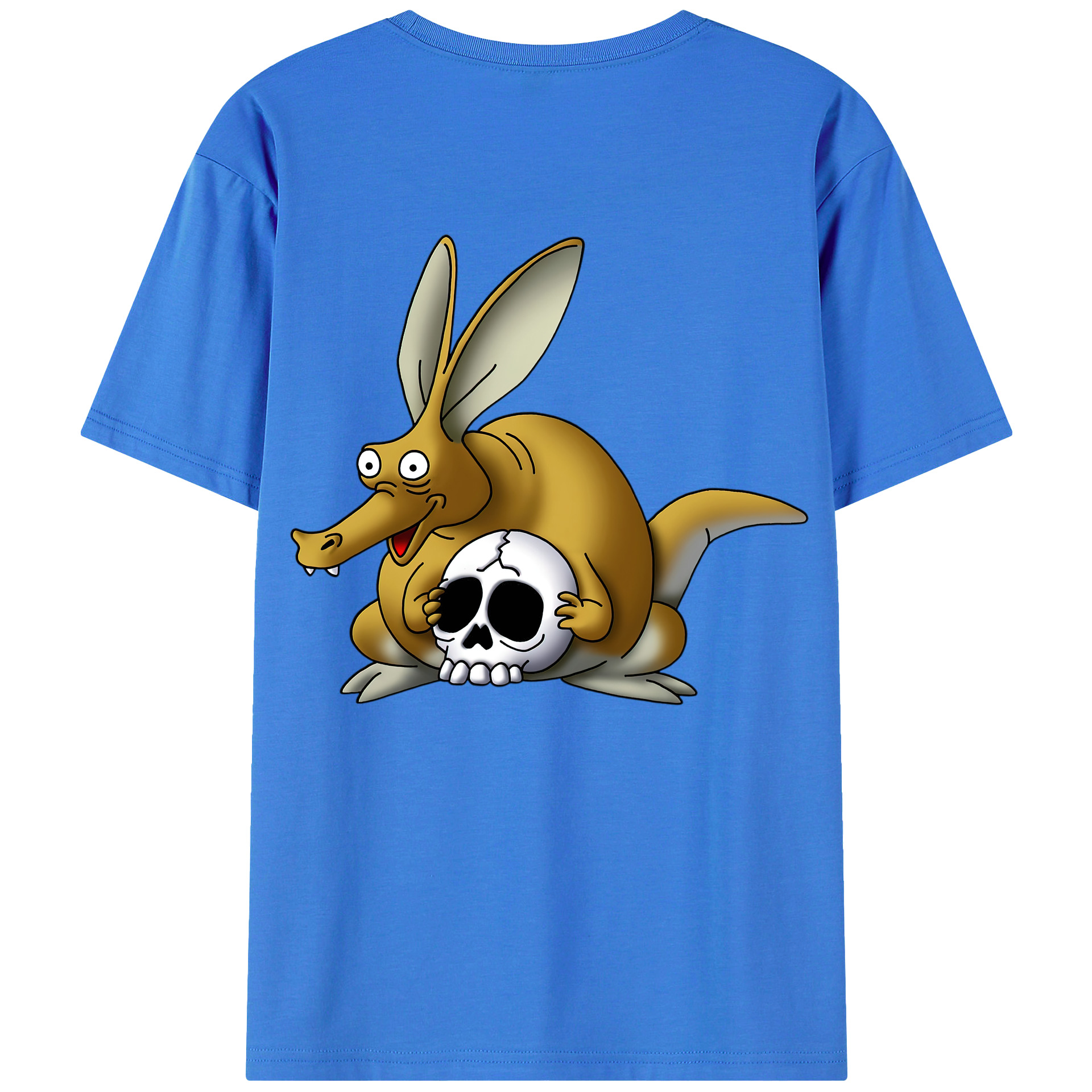 （画像用） ドラゴンクエスト Doragon Kuesuto Dragon Quest 綿100％ メンズ半袖Tシャツ（バックプリント） 通気性