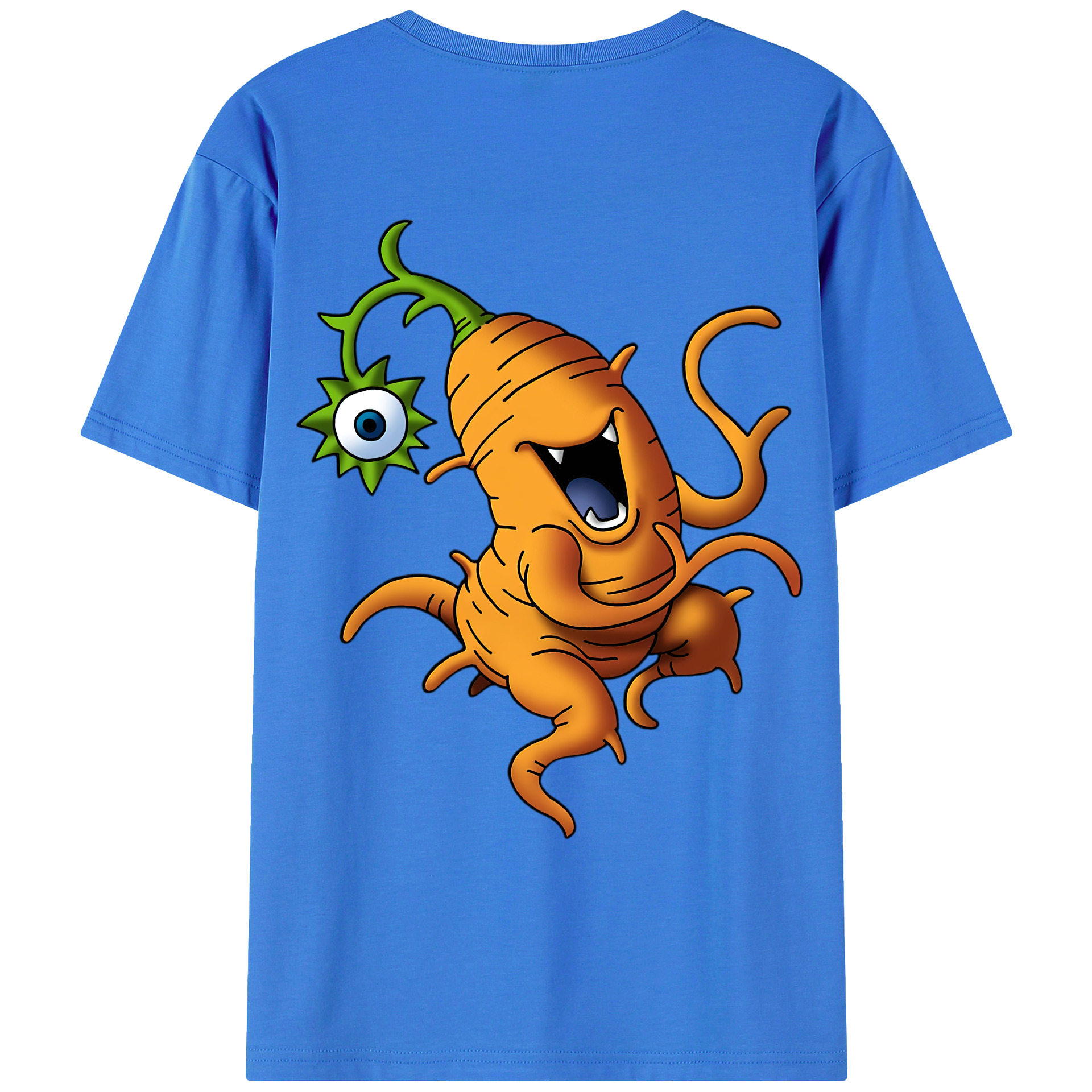 （画像用） ドラゴンクエスト Doragon Kuesuto Dragon Quest 綿100％ メンズ半袖Tシャツ（バックプリント） 通気性