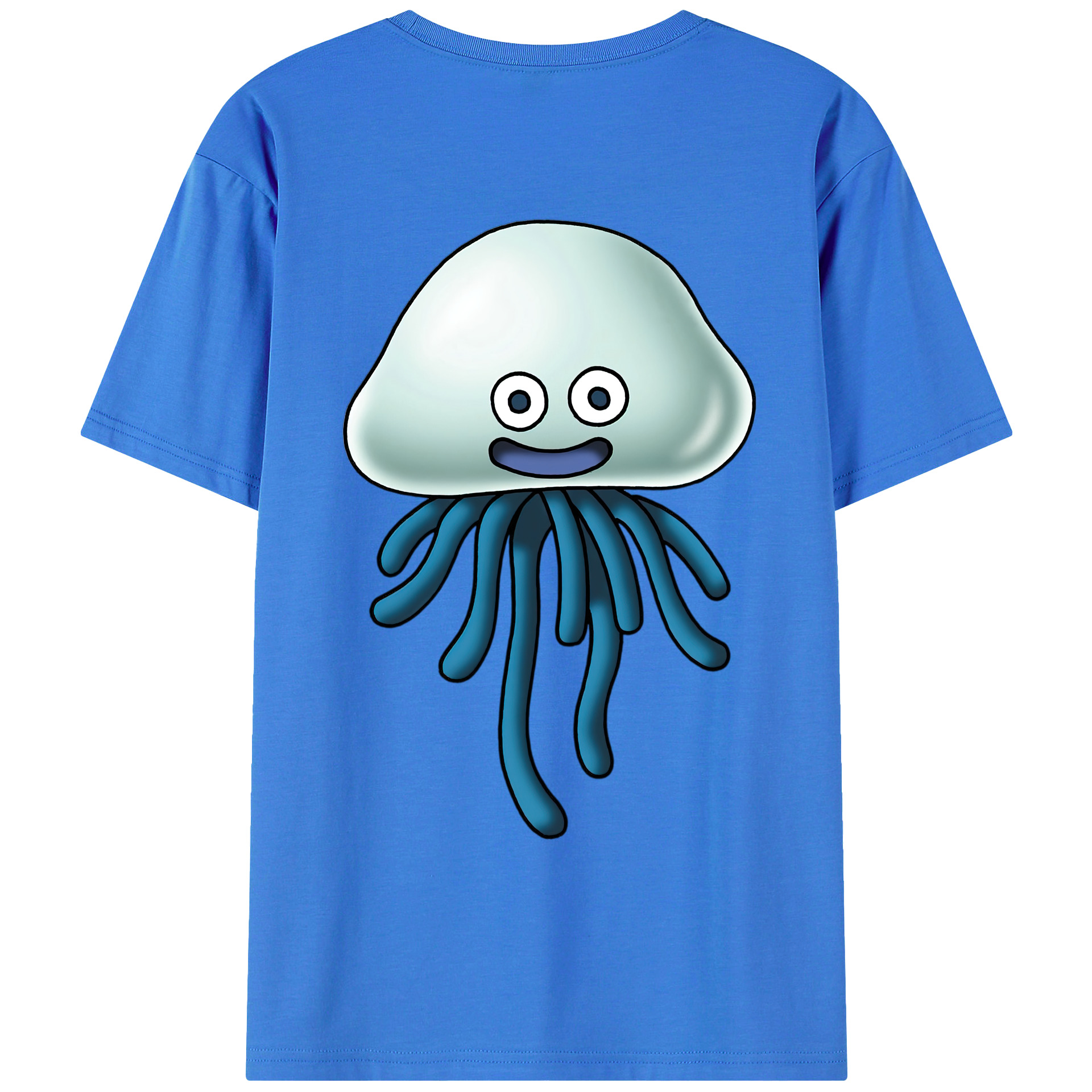 （画像用） ドラゴンクエスト Doragon Kuesuto Dragon Quest 綿100％ メンズ半袖Tシャツ（バックプリント） 通気性