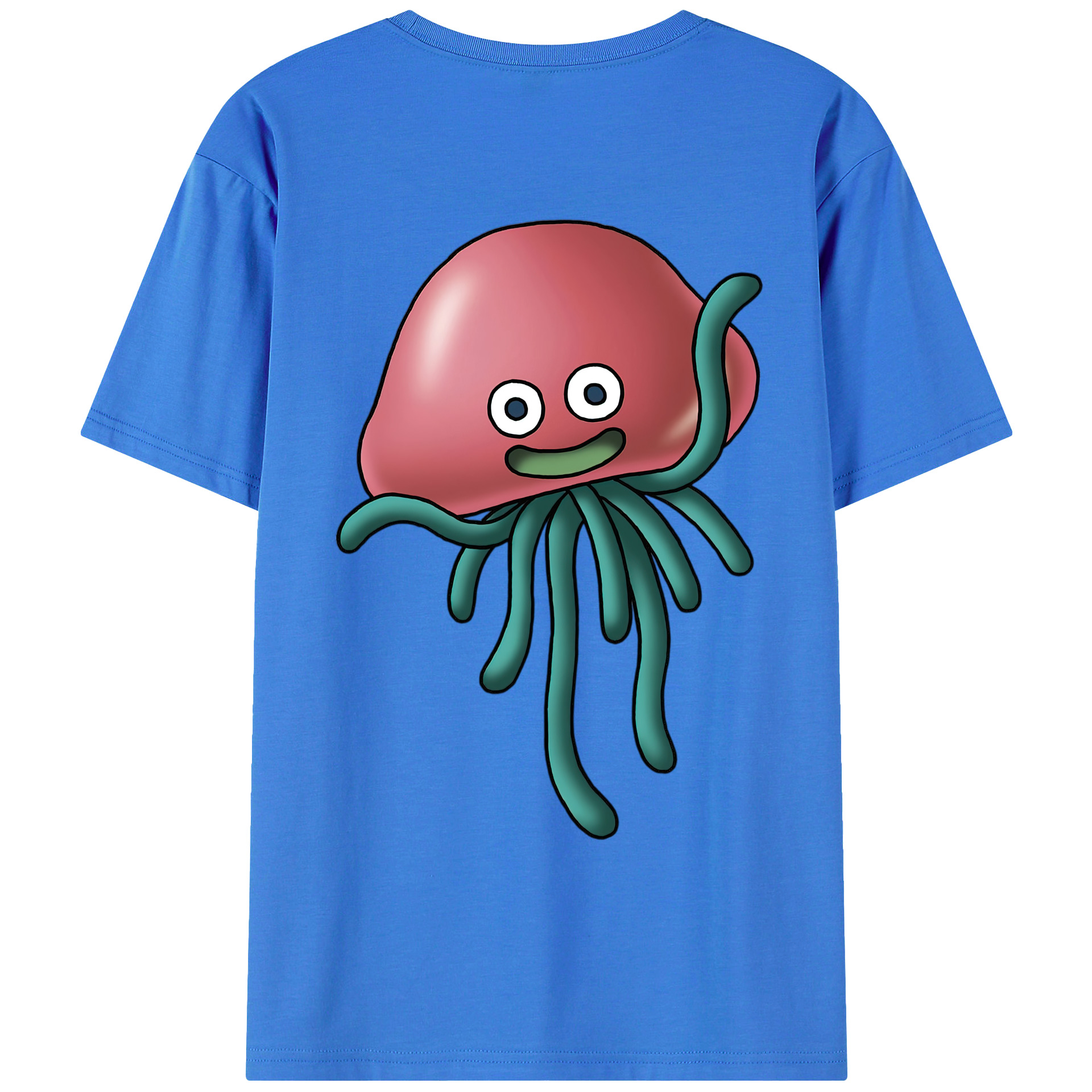 （画像用） ドラゴンクエスト Doragon Kuesuto Dragon Quest 綿100％ メンズ半袖Tシャツ（バックプリント） 通気性