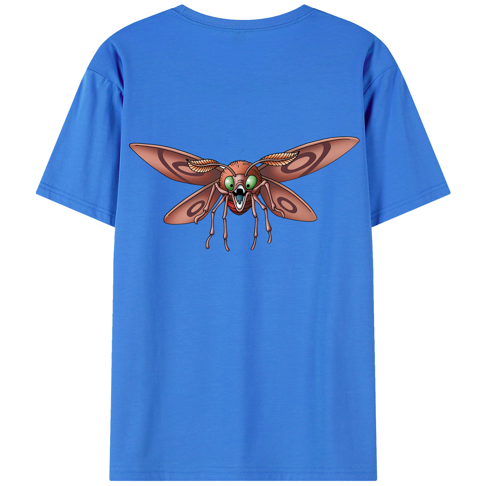 （画像用） ドラゴンクエスト Doragon Kuesuto Dragon Quest 綿100％ メンズ半袖Tシャツ（バックプリント） 通気性