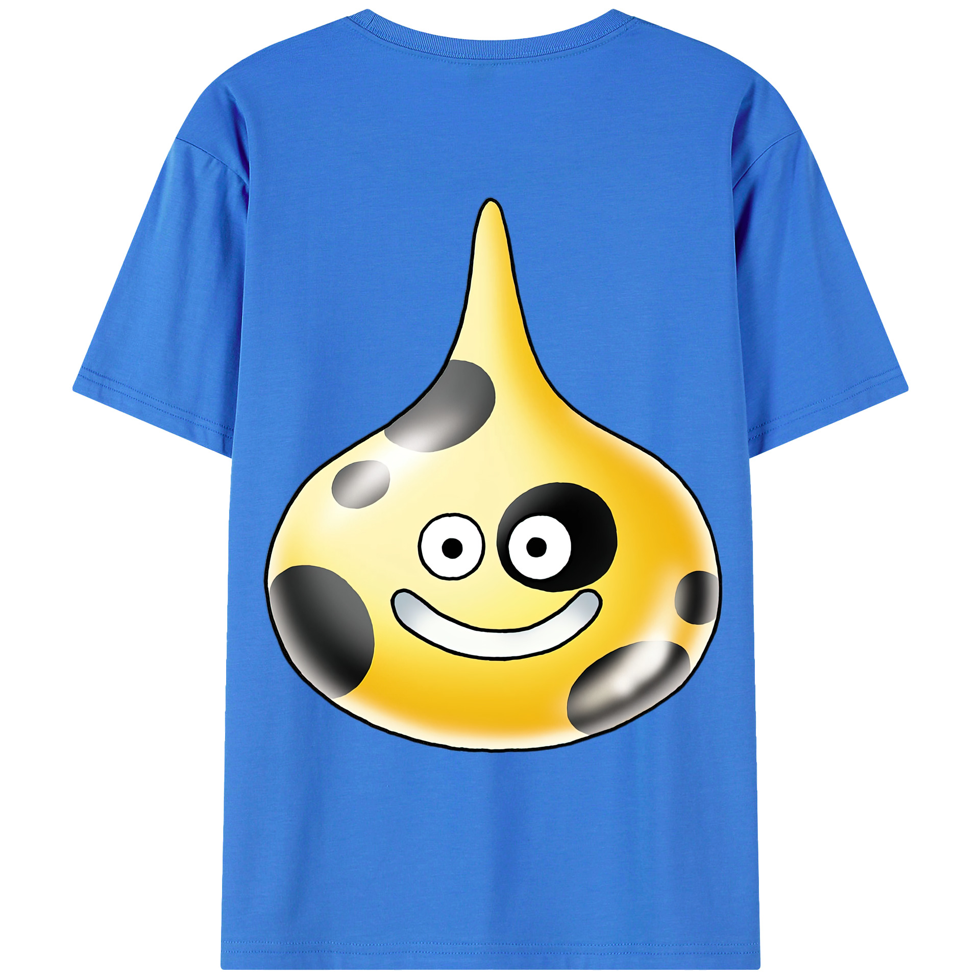（画像用） ドラゴンクエスト Doragon Kuesuto Dragon Quest 綿100％ メンズ半袖Tシャツ（バックプリント） 通気性
