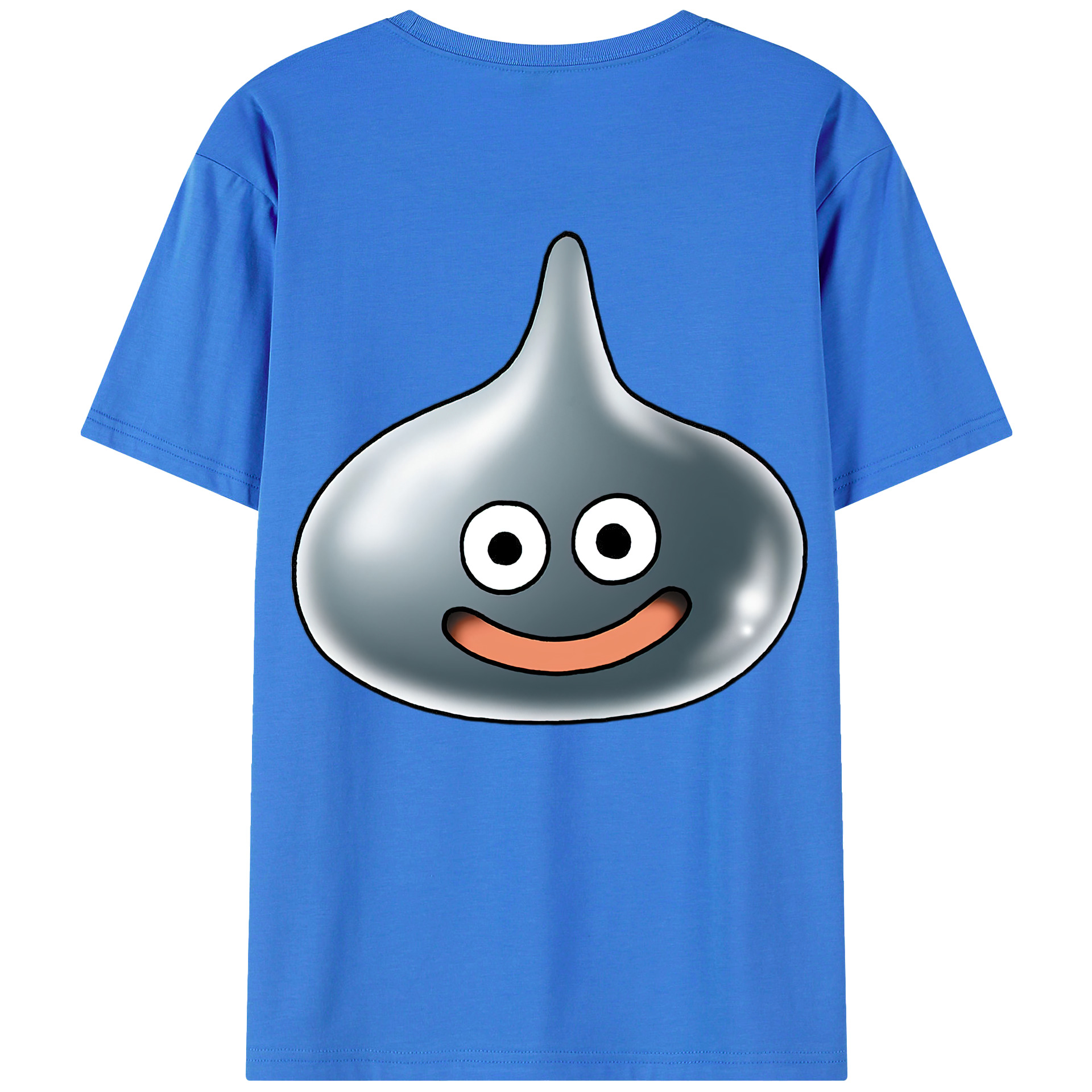 （画像用） ドラゴンクエスト Doragon Kuesuto Dragon Quest 綿100％ メンズ半袖Tシャツ（バックプリント） 通気性