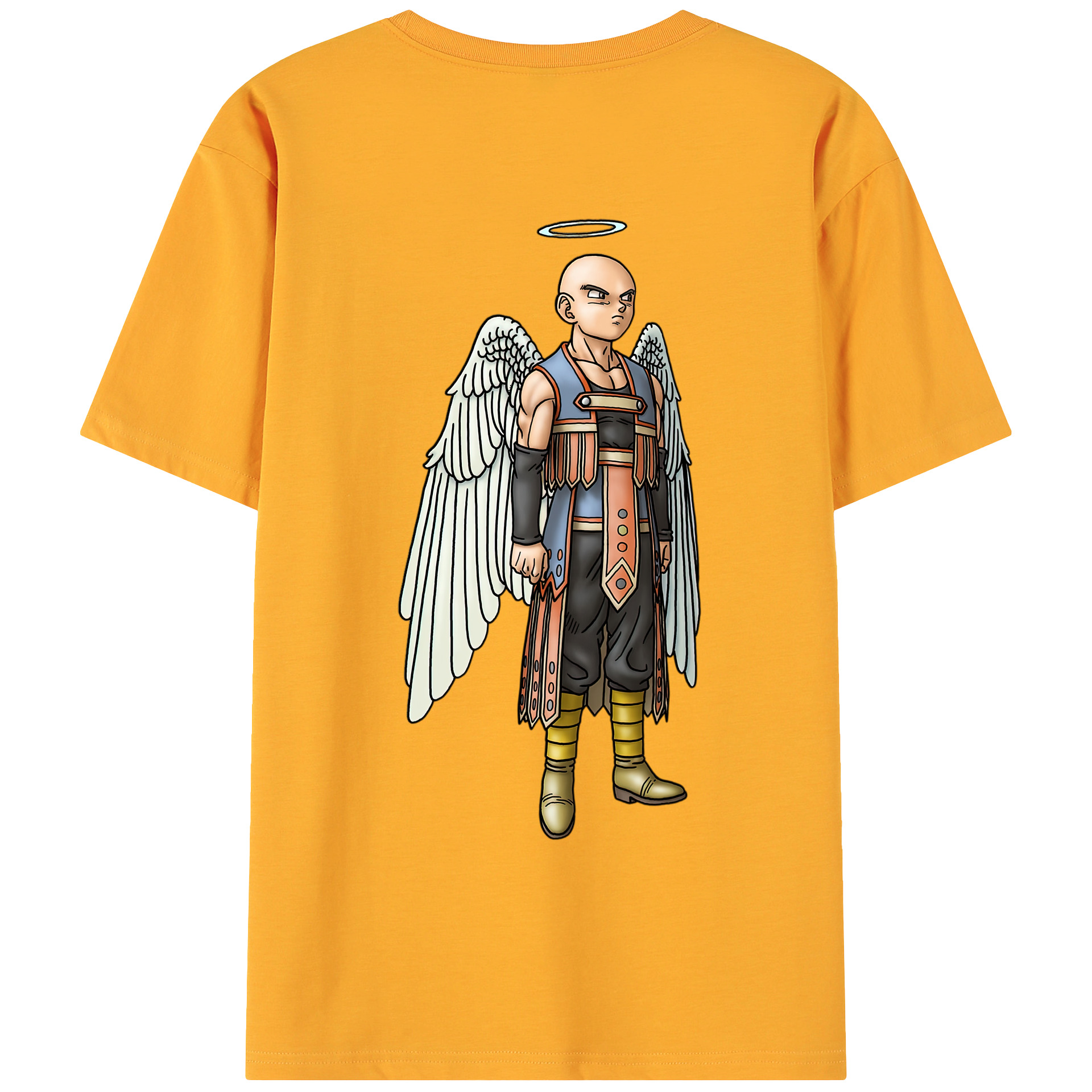 （画像用） ドラゴンクエスト Doragon Kuesuto Dragon Quest 綿100％ メンズ半袖Tシャツ（バックプリント） 通気性