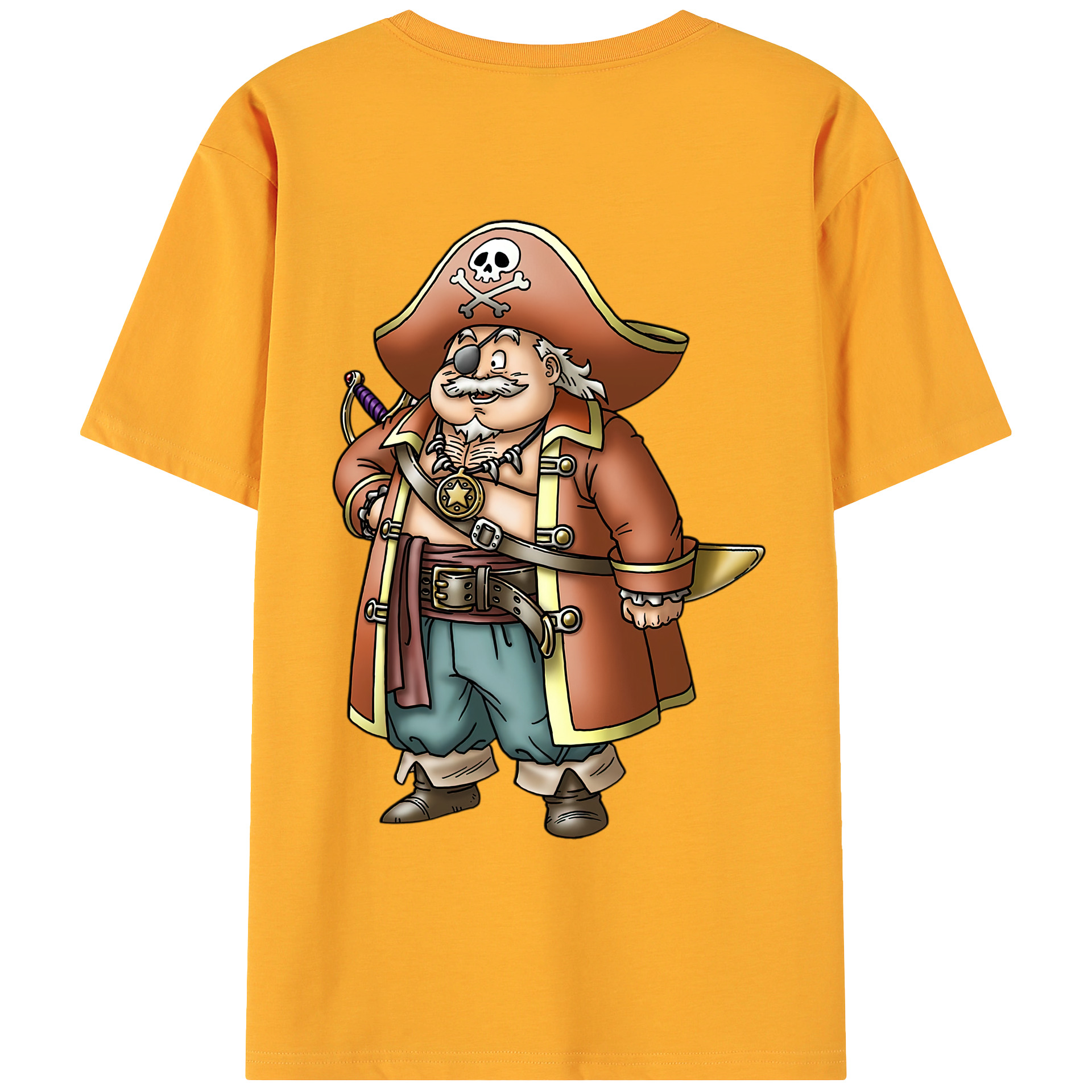 （画像用） ドラゴンクエスト Doragon Kuesuto Dragon Quest 綿100％ メンズ半袖Tシャツ（バックプリント） 通気性