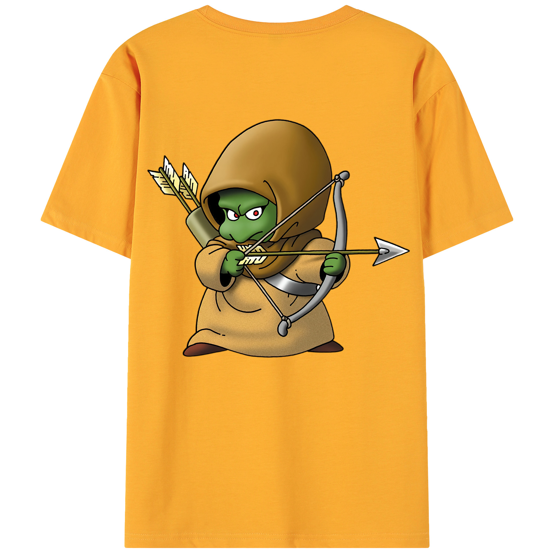 （画像用） ドラゴンクエスト Doragon Kuesuto Dragon Quest 綿100％ メンズ半袖Tシャツ（バックプリント） 通気性