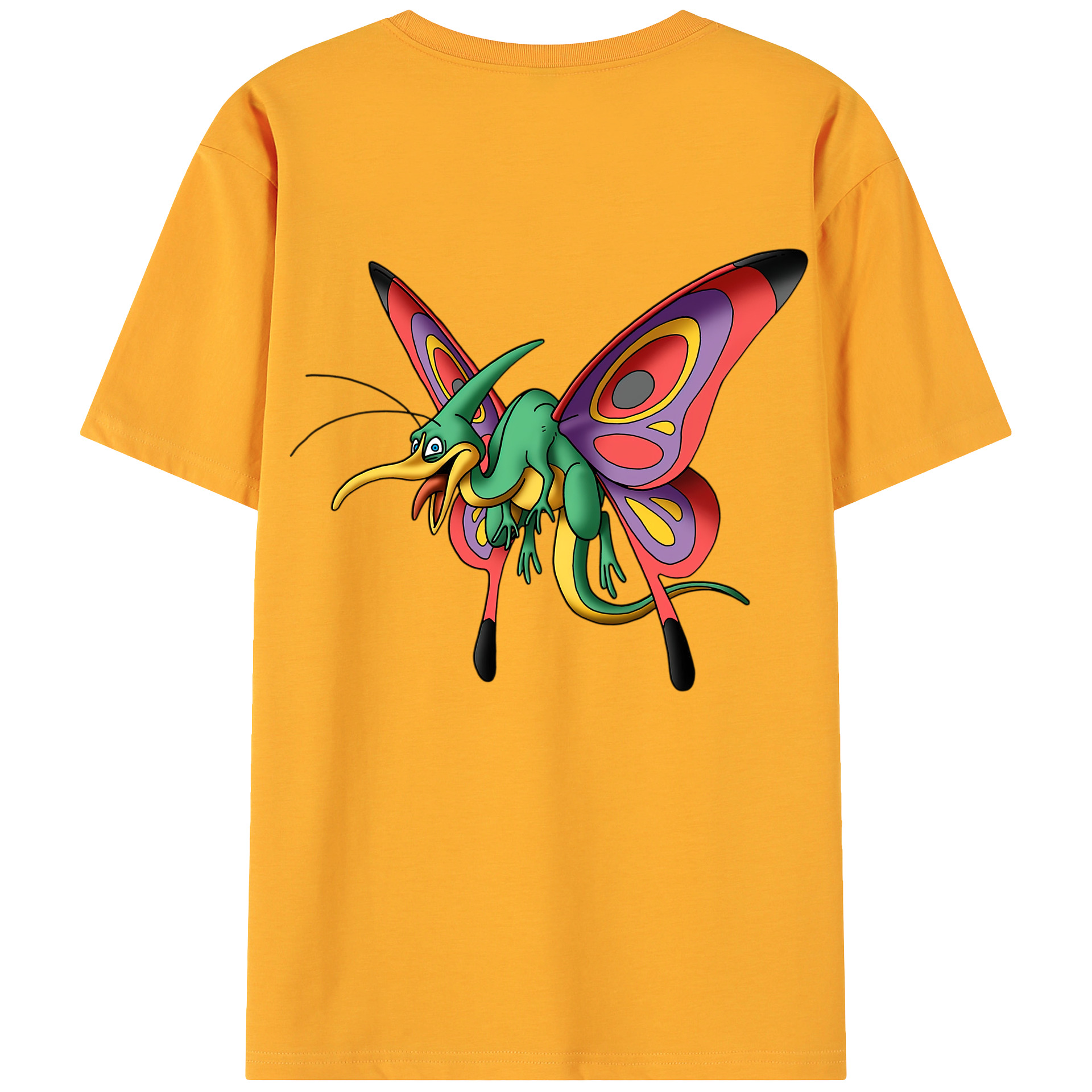 （画像用） ドラゴンクエスト Doragon Kuesuto Dragon Quest 綿100％ メンズ半袖Tシャツ（バックプリント） 通気性