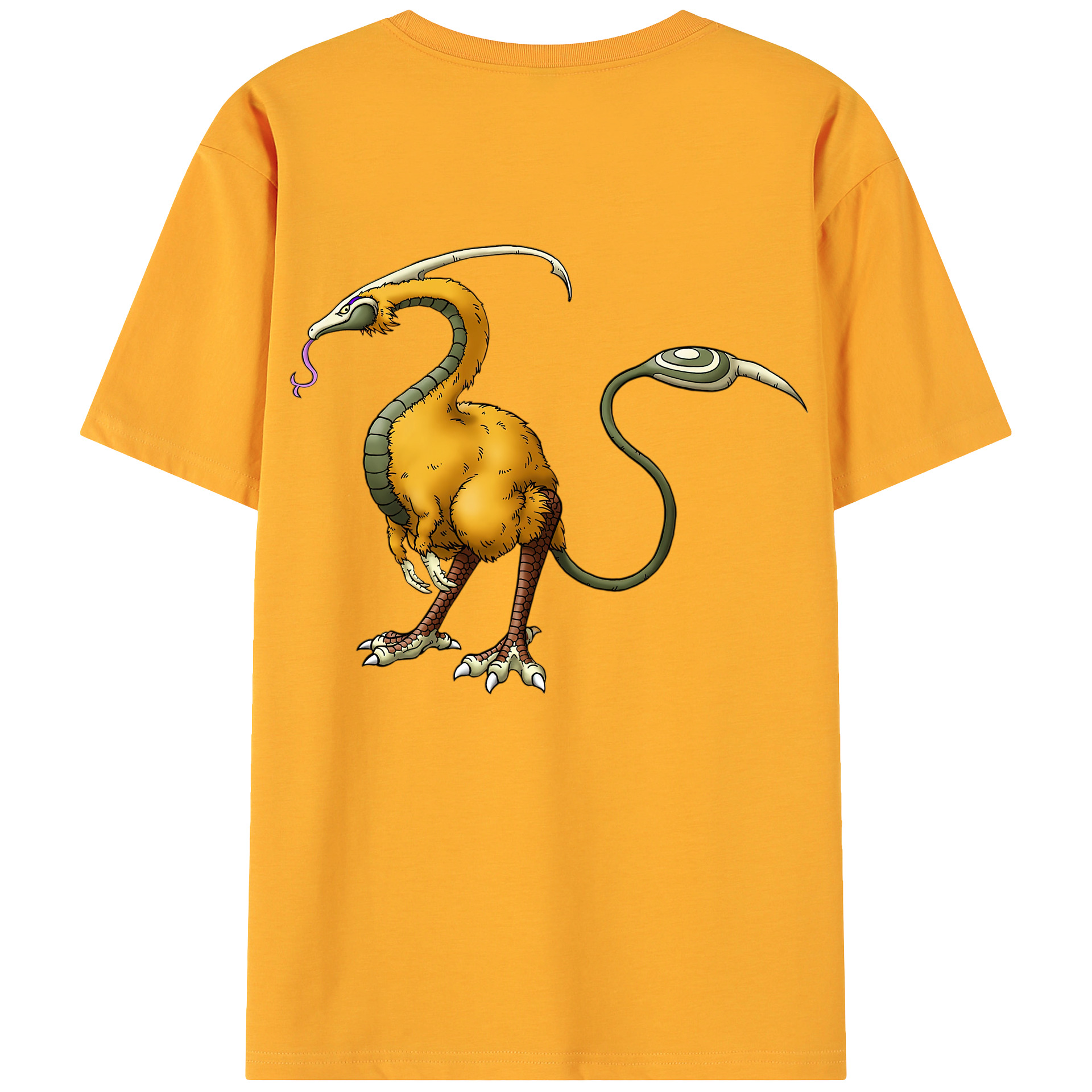 （画像用） ドラゴンクエスト Doragon Kuesuto Dragon Quest 綿100％ メンズ半袖Tシャツ（バックプリント） 通気性