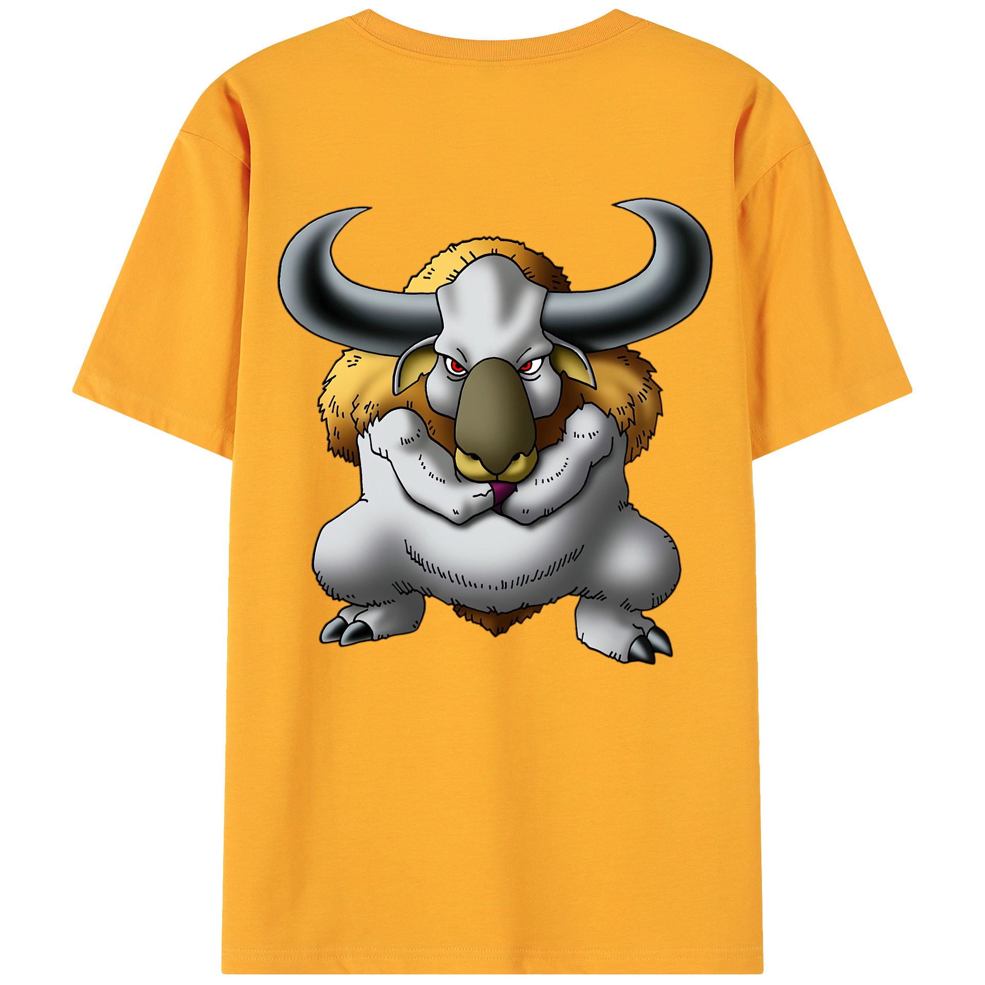 （画像用） ドラゴンクエスト Doragon Kuesuto Dragon Quest 綿100％ メンズ半袖Tシャツ（バックプリント） 通気性