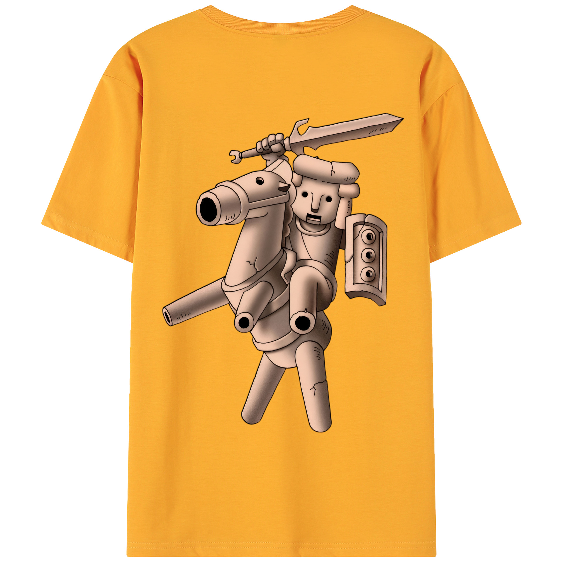 （画像用） ドラゴンクエスト Doragon Kuesuto Dragon Quest 綿100％ メンズ半袖Tシャツ（バックプリント） 通気性